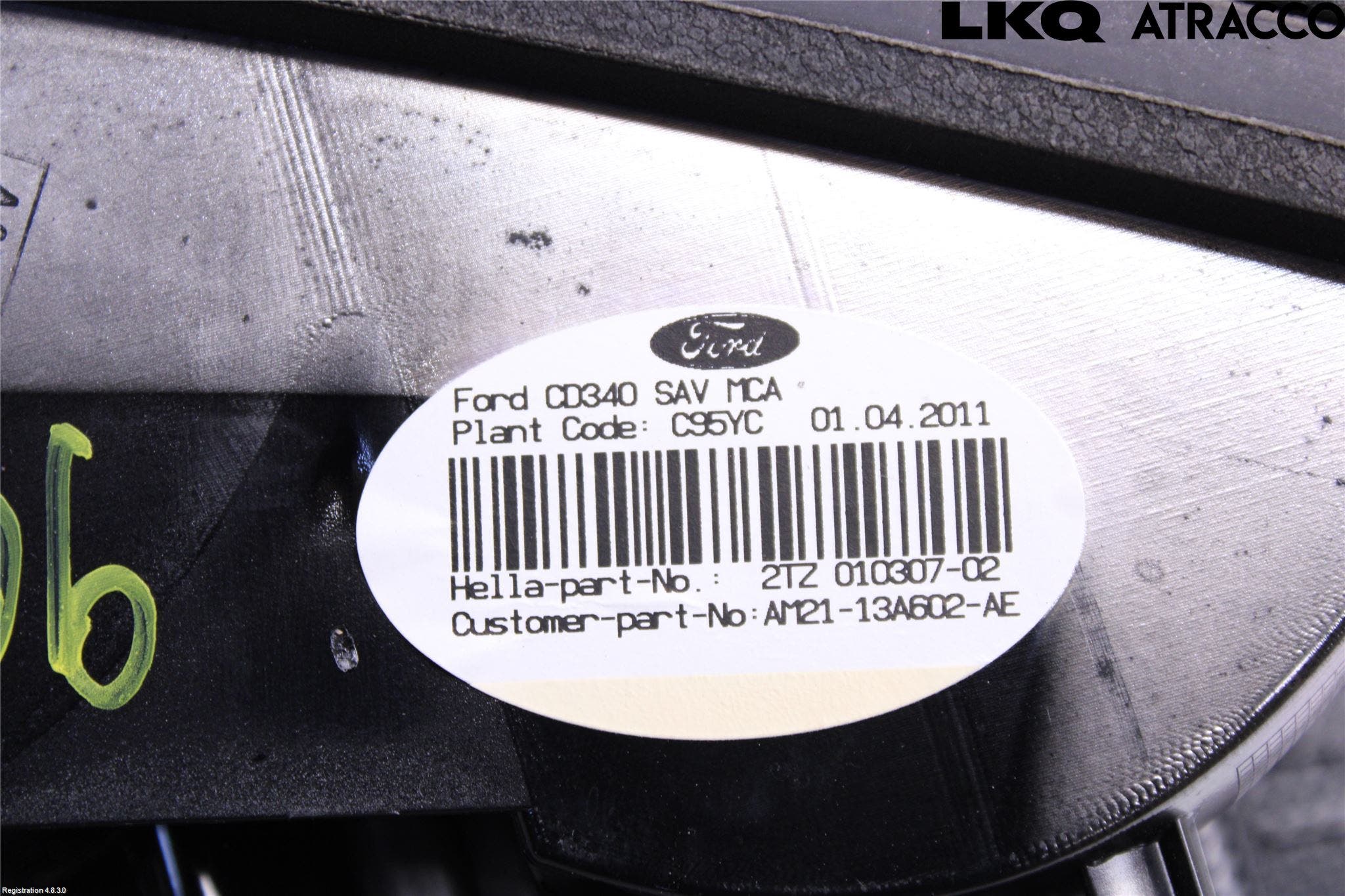 Ford S-MAX 06-15 Bakljus Lucka Hö