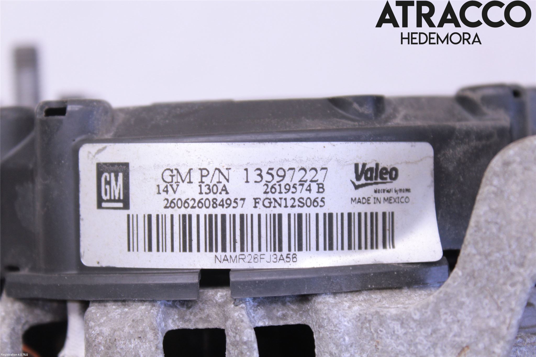 Opel ZAFIRA C 12-19 Generator