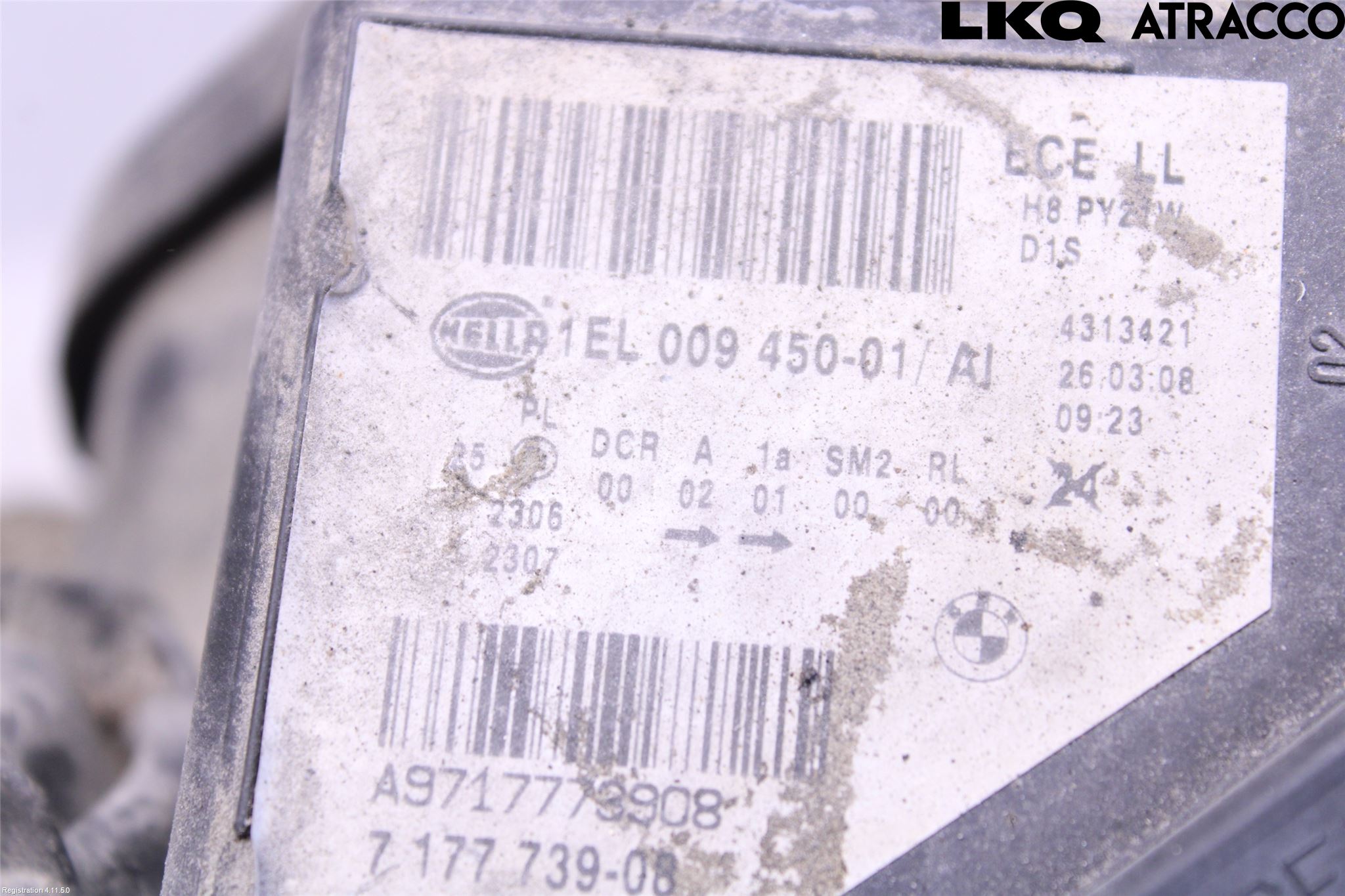 BMW 5 E60/61 Sed/Tou 02-10 Strålkastare Vänster