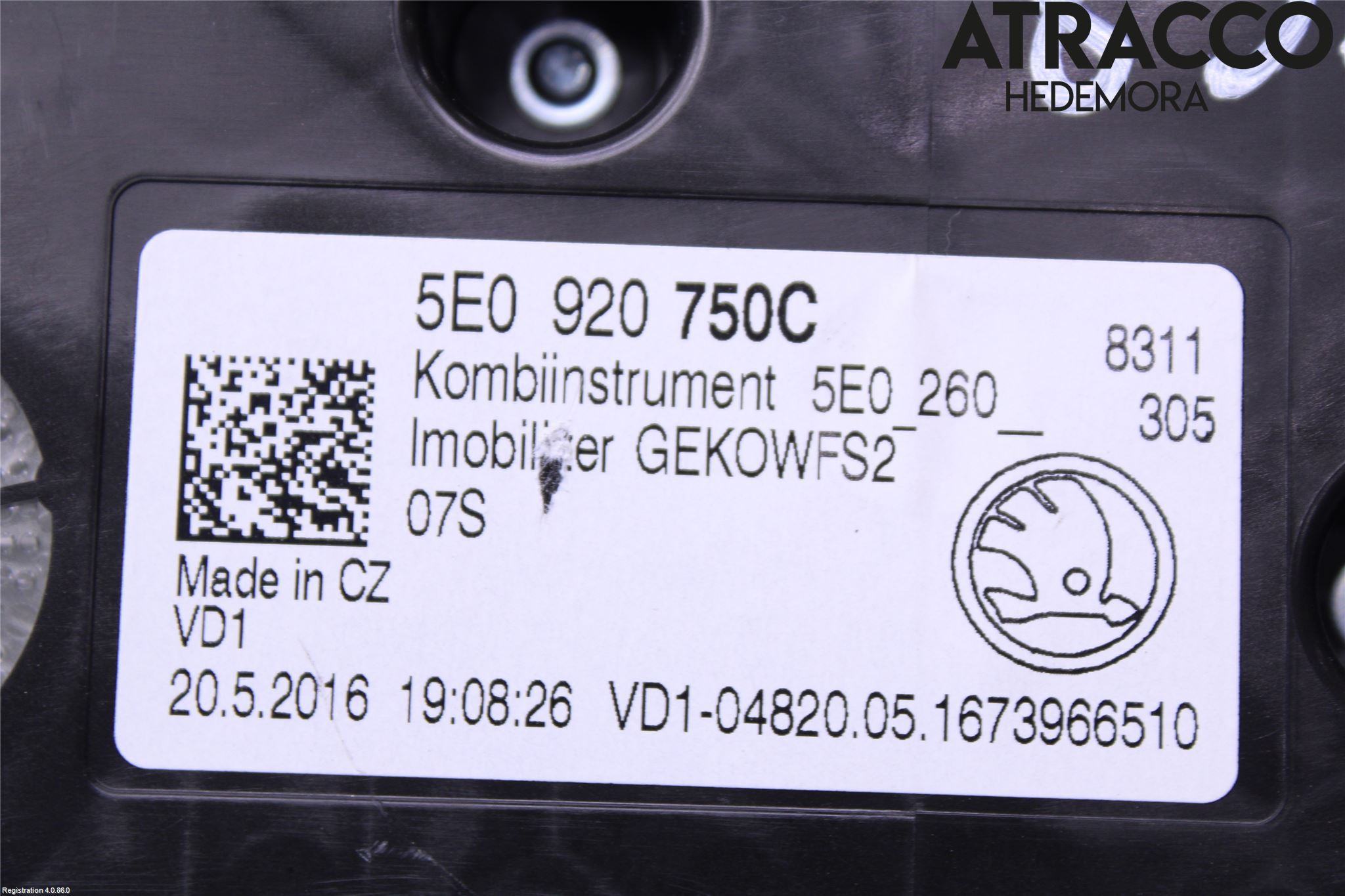 Skoda OCTAVIA (5E) 13-20 Instrument Komb