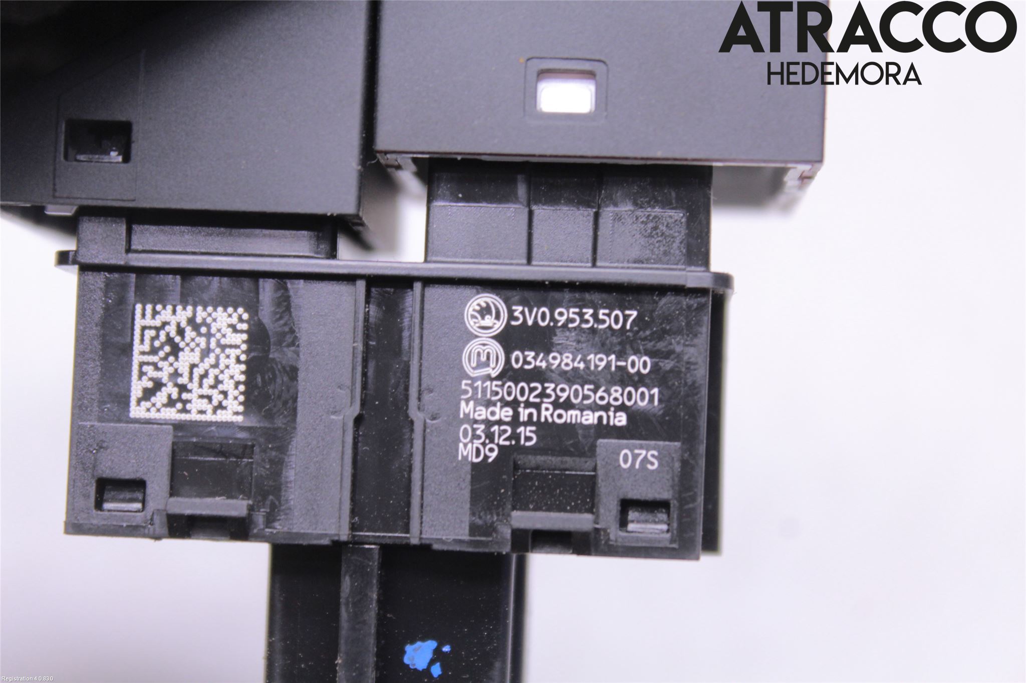 Skoda SUPERB 09-15 Strömställare Varnings