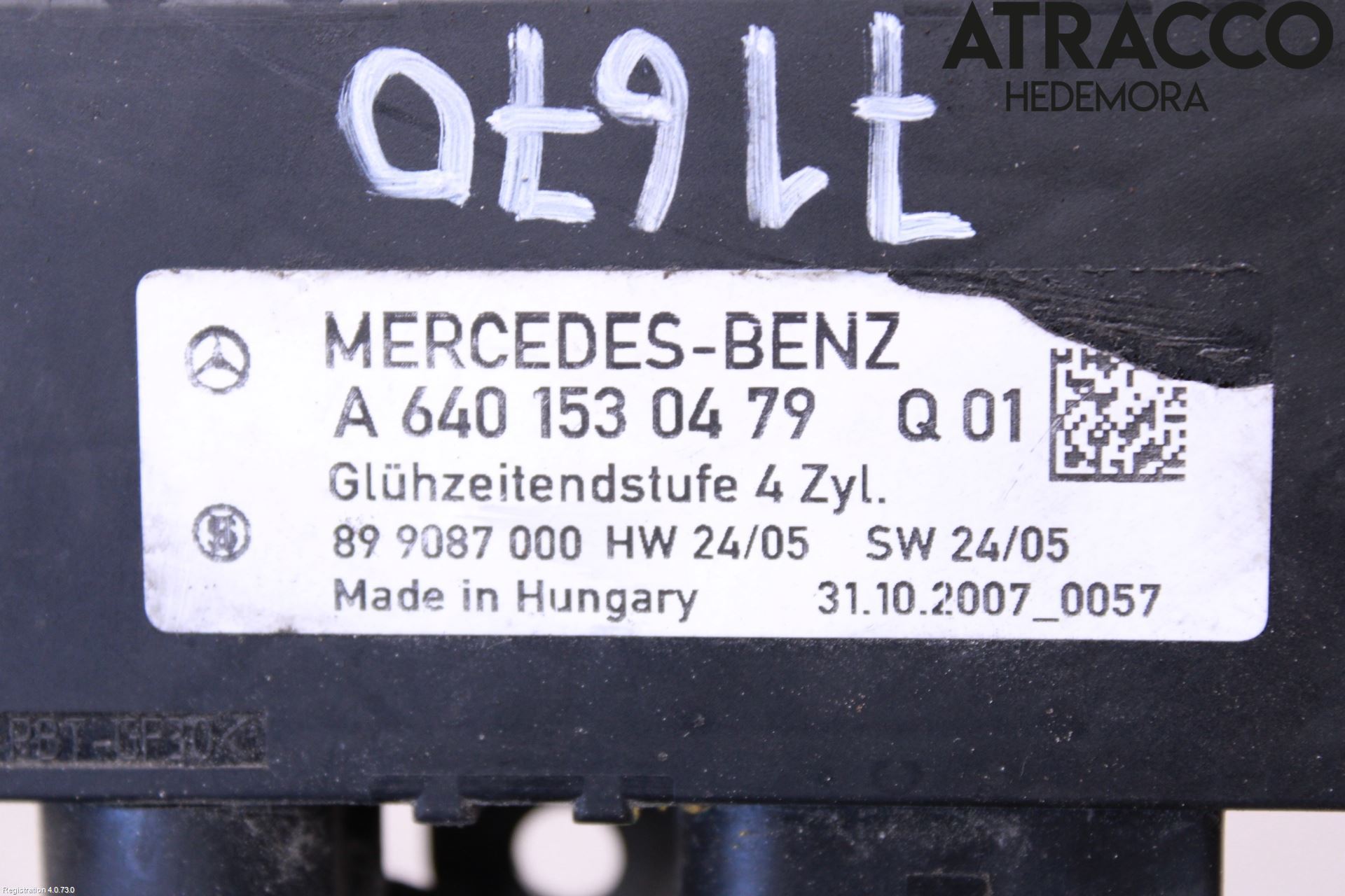 Mercedes-Benz MB B-KLASS (W245) 05-12 Relä Glödning Diesel