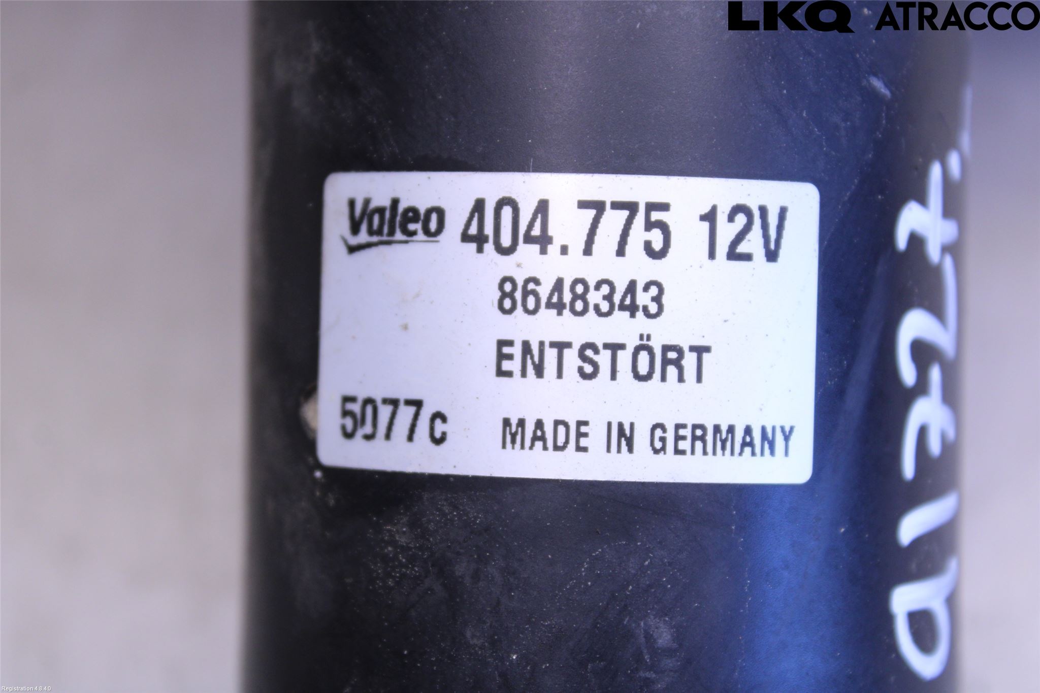 Volvo V70 05-08 Torkarmotor Vindruta