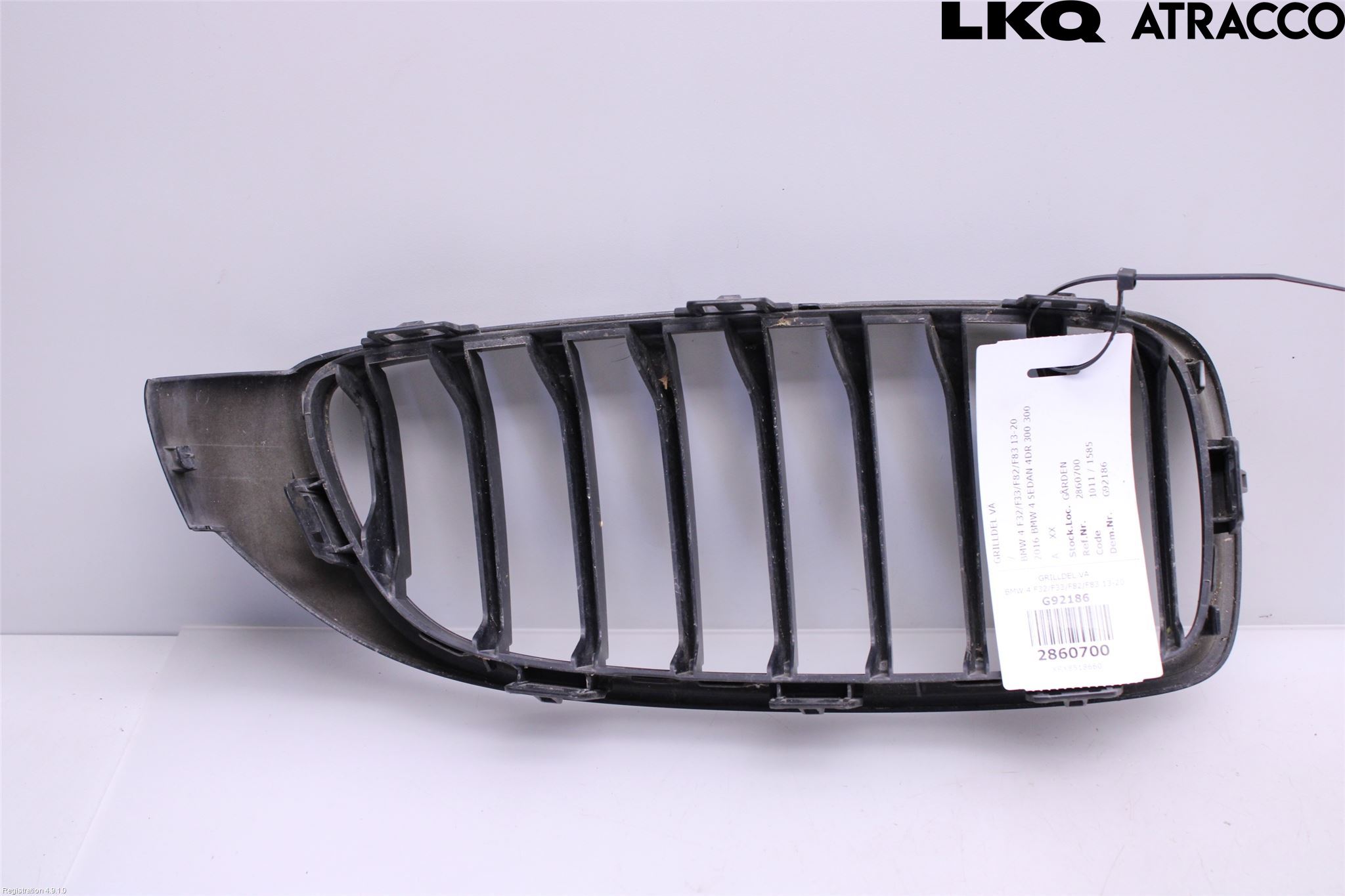 BMW 4 F32/F33/F82/F83 13-20 Grilldel Vänster