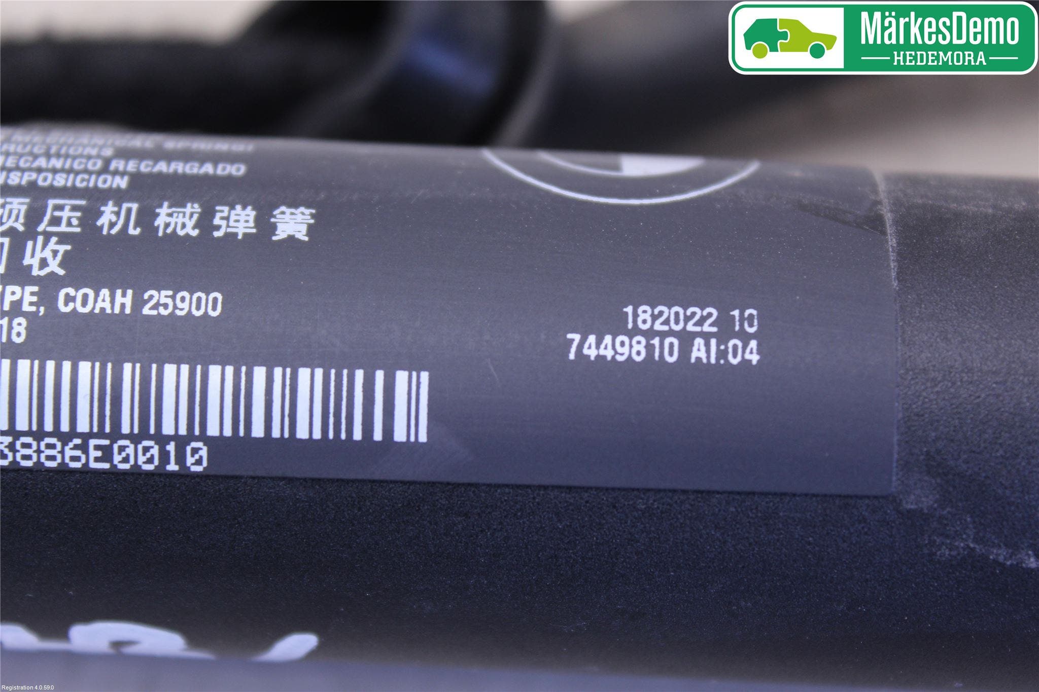 BMW X5 F15 13-18 Gasfjäder Baklucka