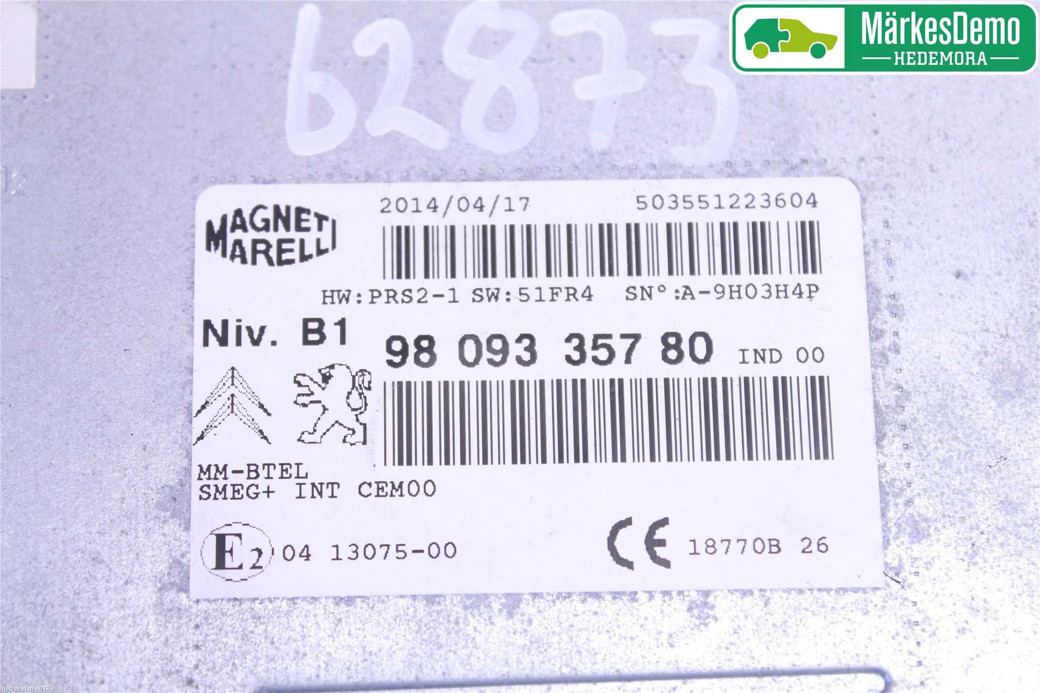 Citroen C4 CACTUS 14-20 Cd Radio - Multimediapanel