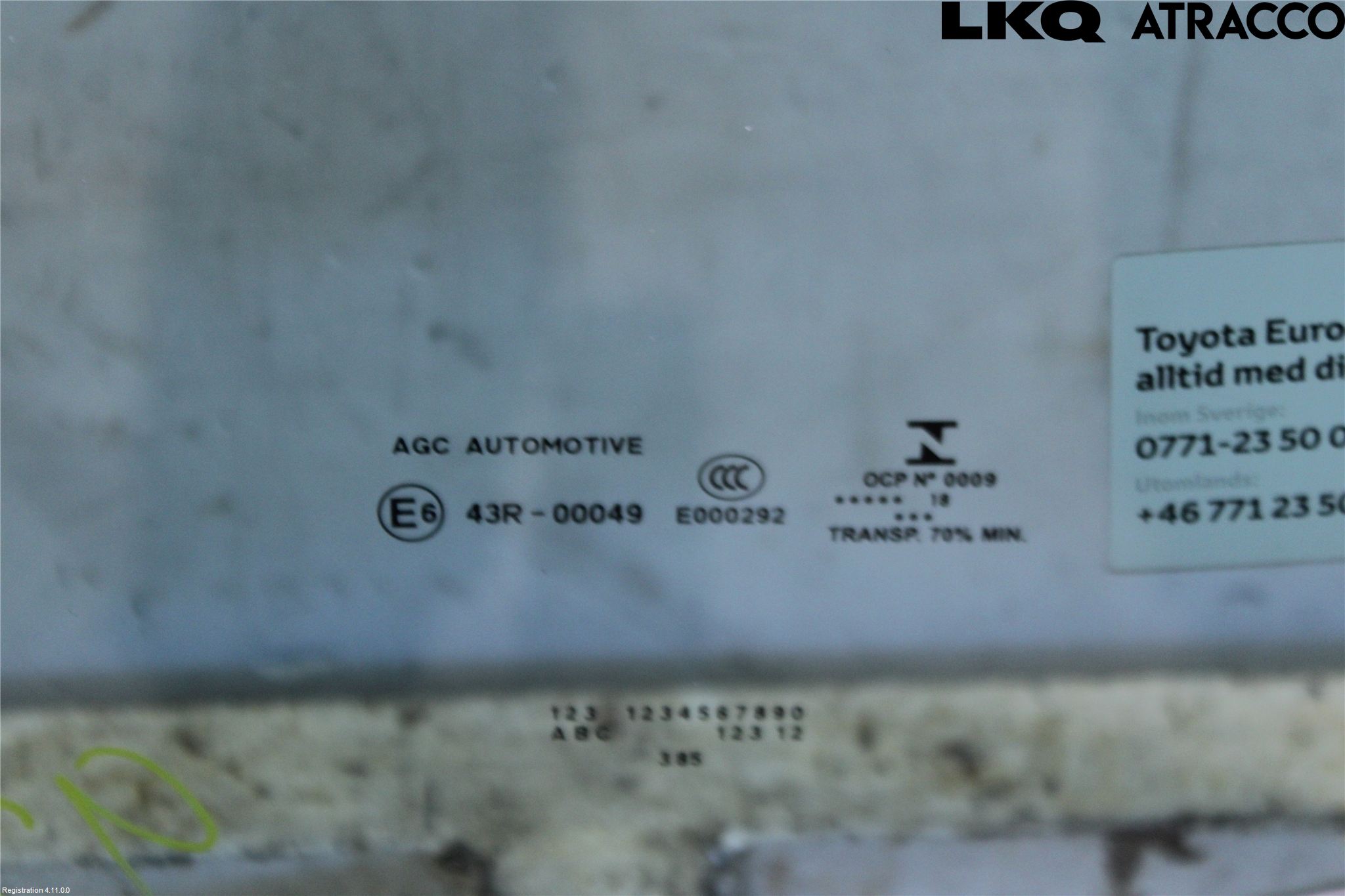 Toyota PROACE II 16- Dörruta Fram Vänster