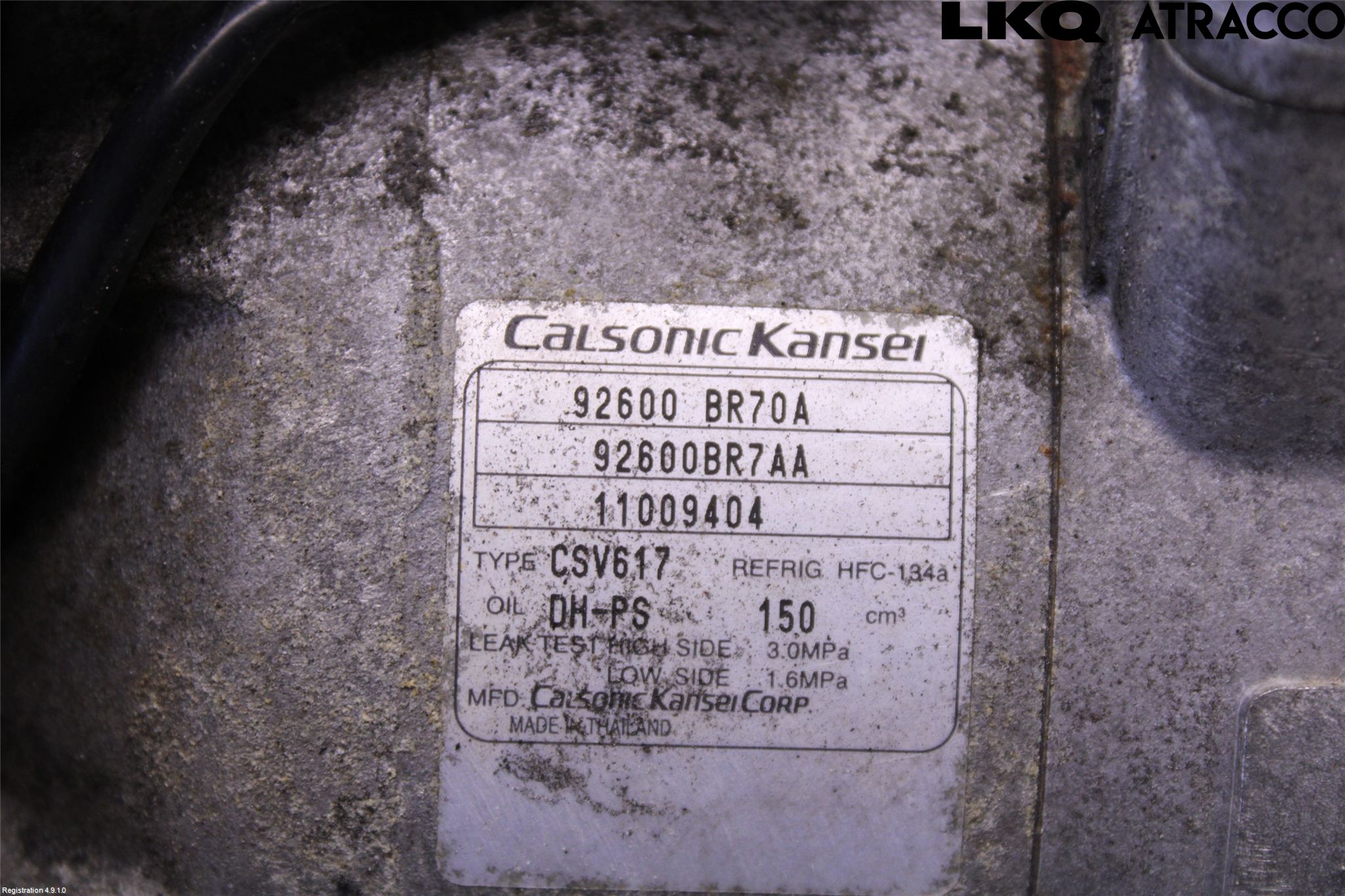 Nissan QASHQAI 10-14 Förgasaranslutning-Fot