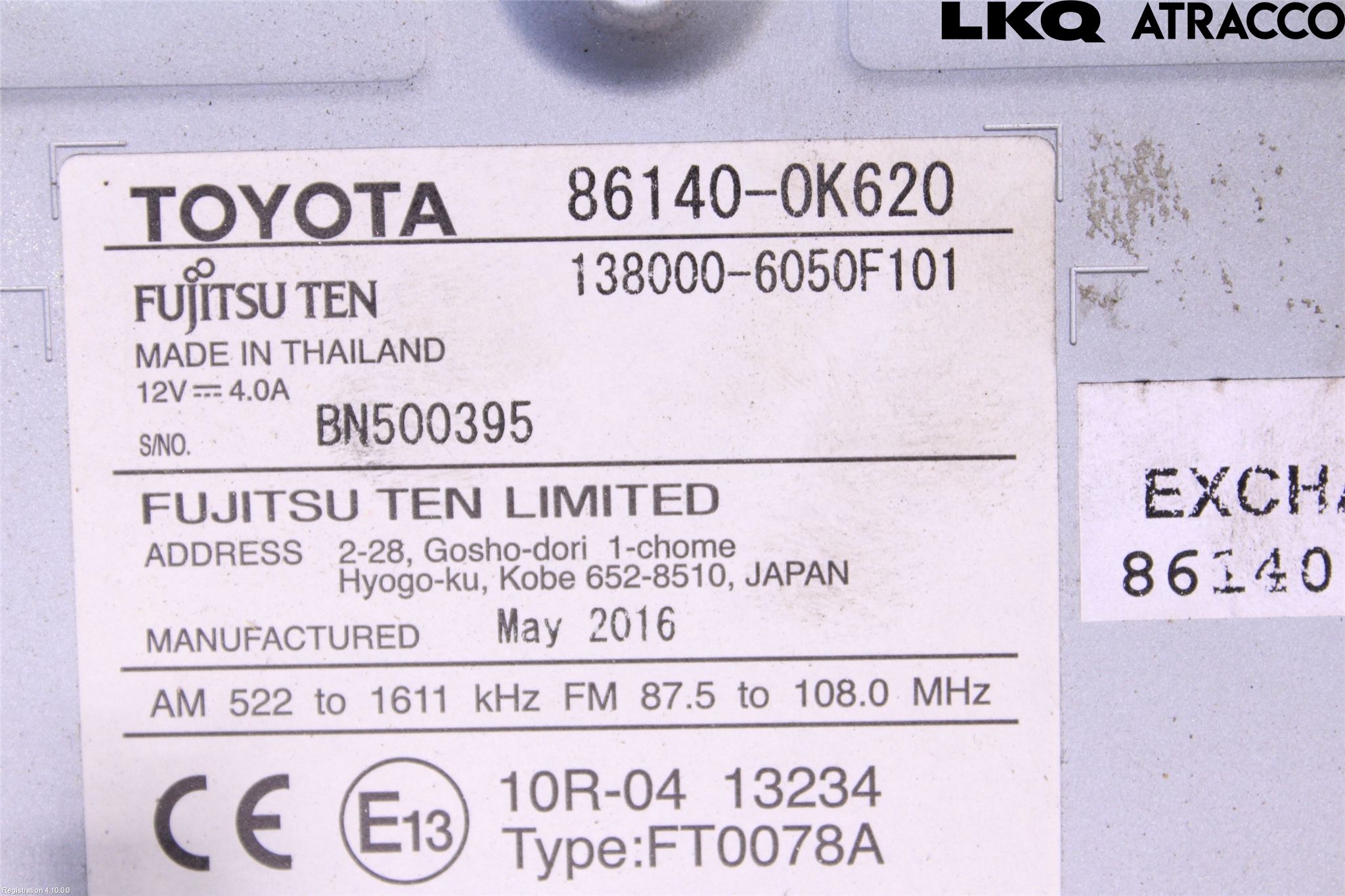 Toyota HILUX 16- Cd Radio - Multimediapanel