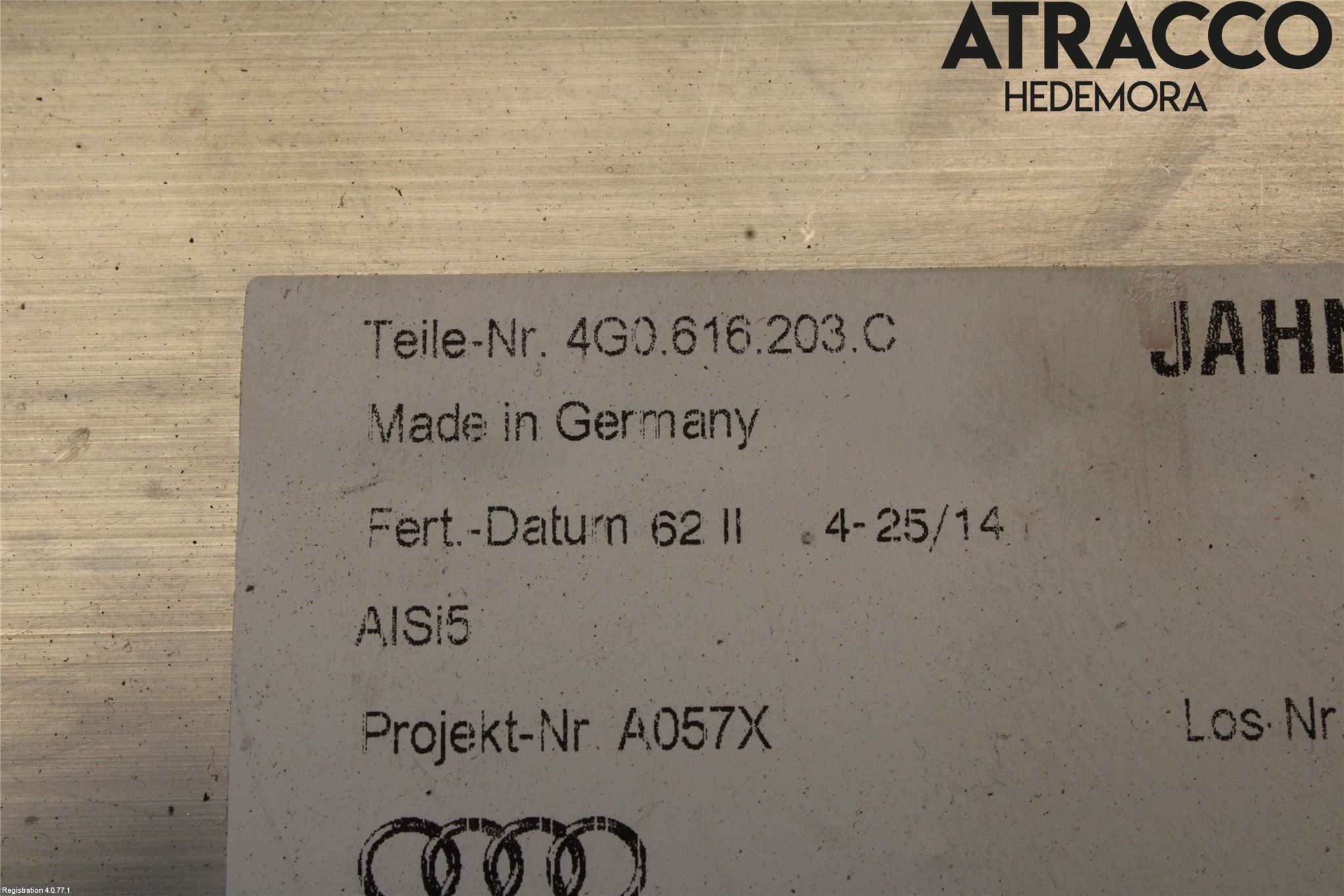 Audi A6 ALLROAD 12-18 Kompressor Stöt-Fjädring