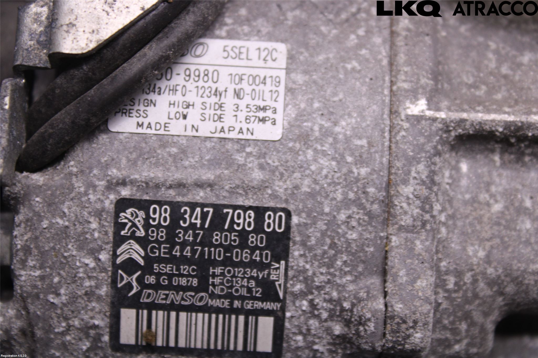 Peugeot 2008/E-2008 20- Ac Kompressor