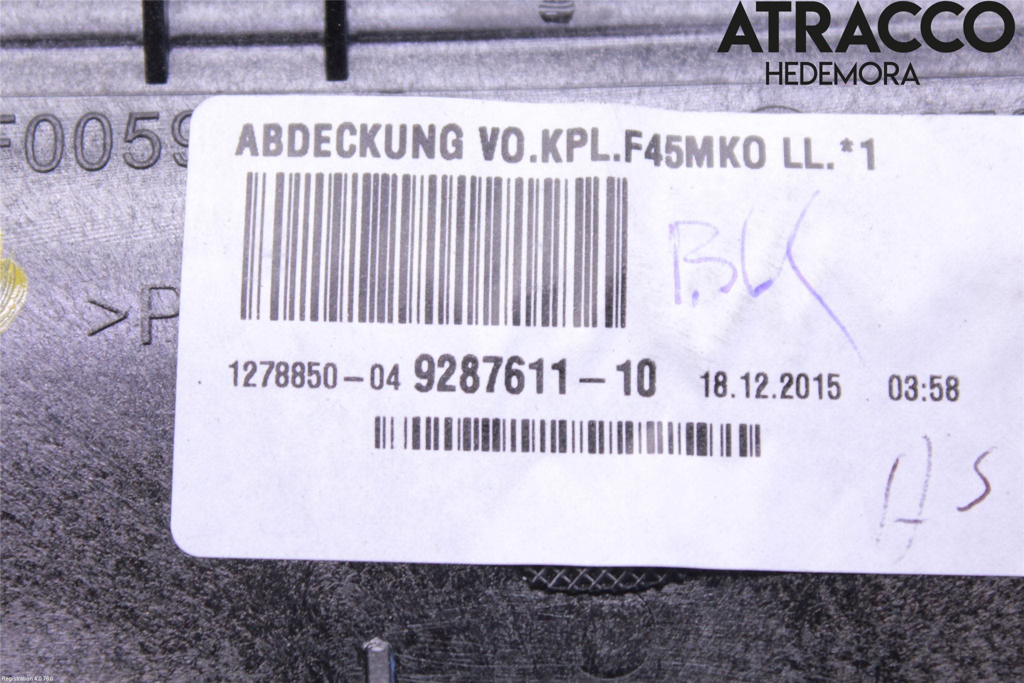 BMW 2 F45 Active Tourer 14-21 Inredning Sarg Växelspak