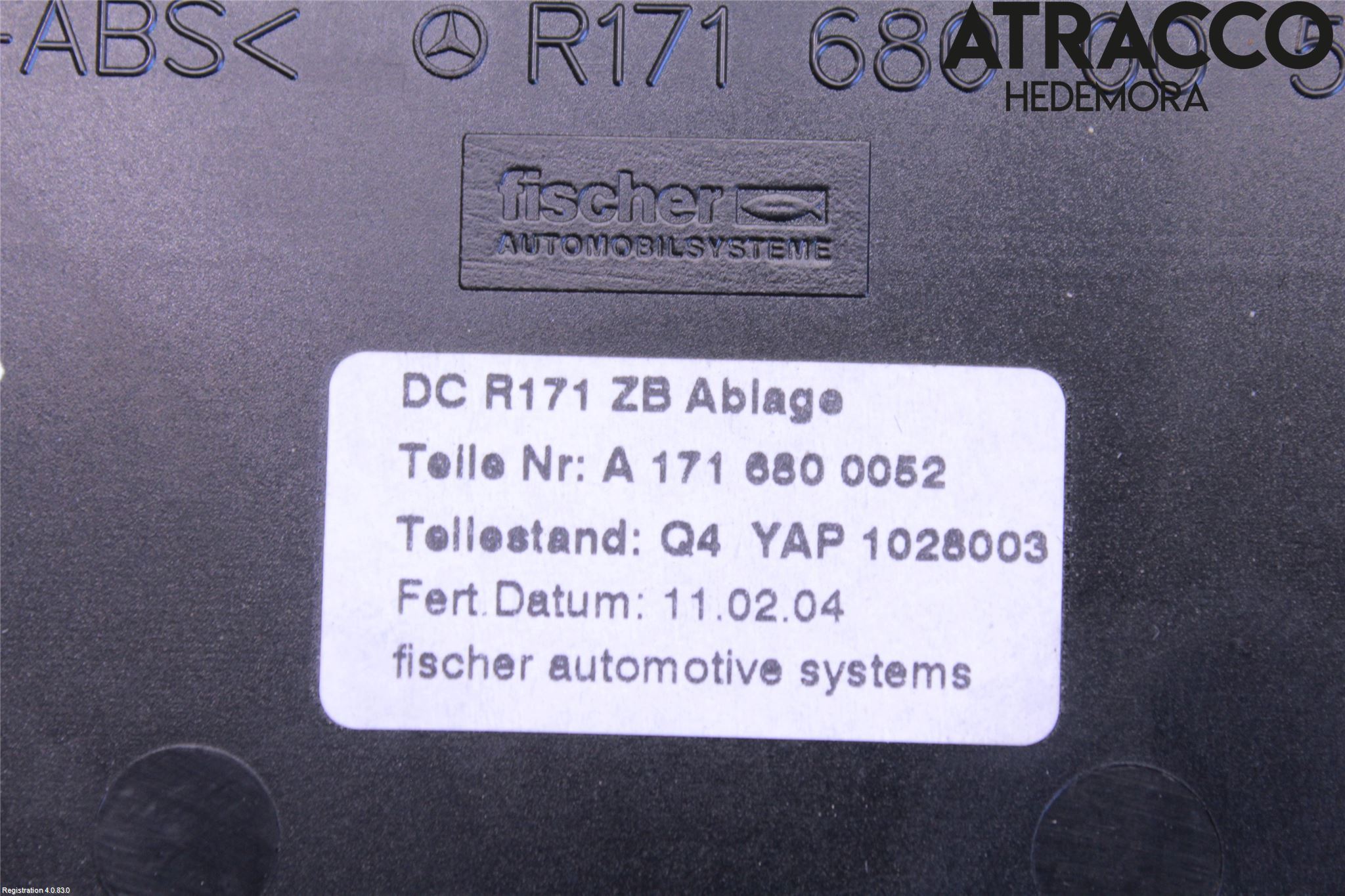 Mercedes-Benz MB SLK 200-350 (R171) 05-11 Instrumentbräda Förvaringsfack