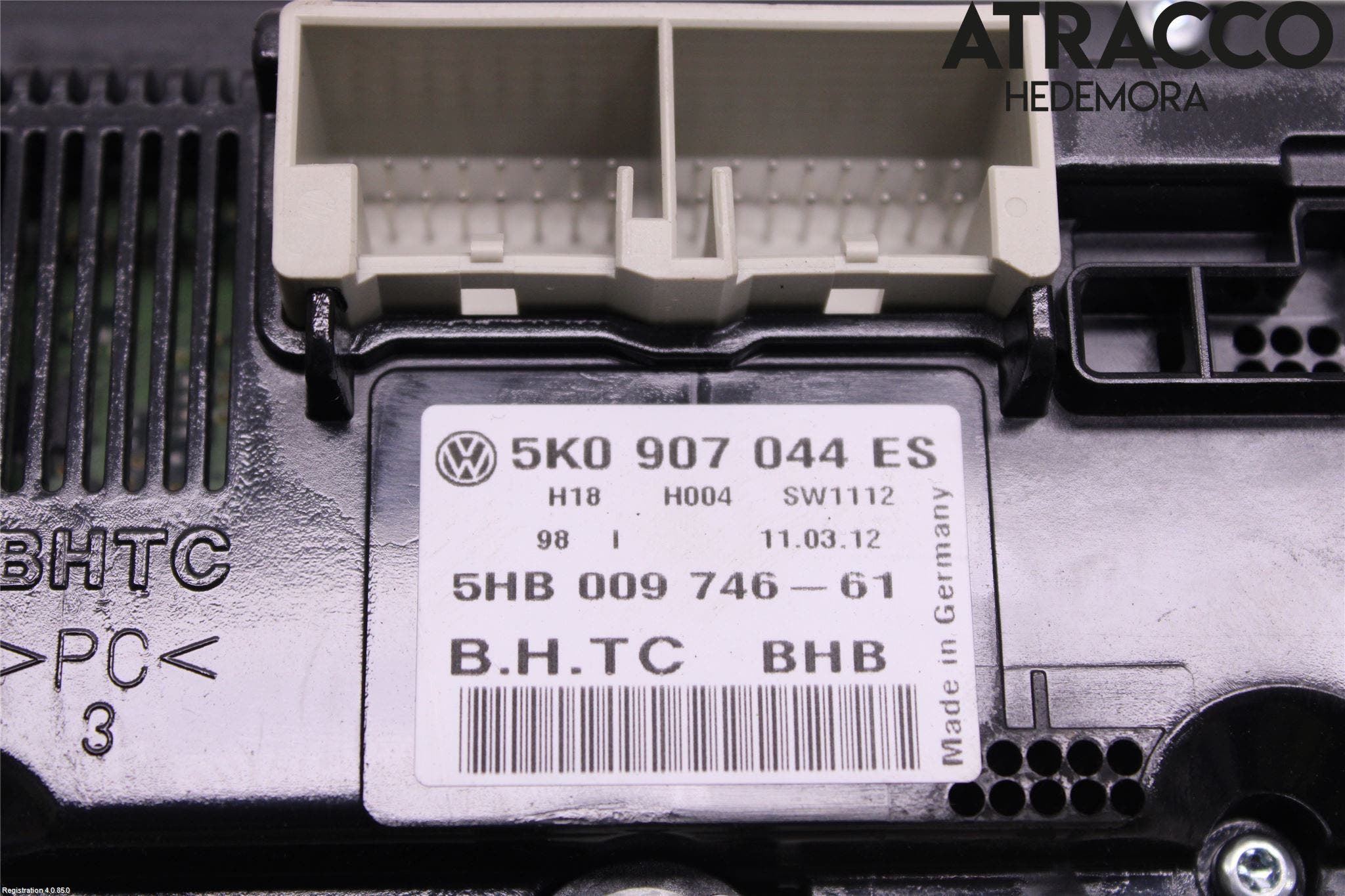 Volkswagen VW SCIROCCO 09-17 Ac Styrenhet Ac Manöveren