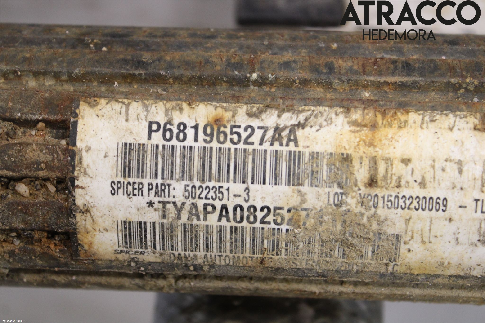 Jeep WRANGLER Mellanaxel Främre 4Wd