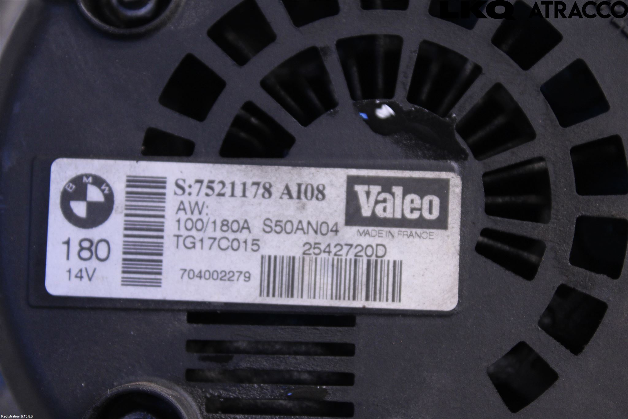 BMW 3 E90/91 SED/TOU 05-12 Generator