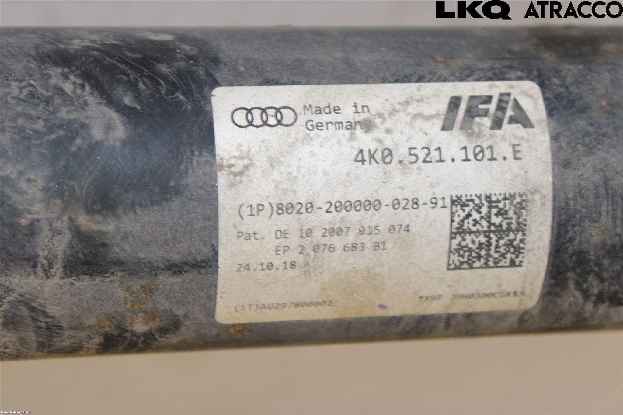 Audi A6 F2/C8 19- Mellanaxel Komp