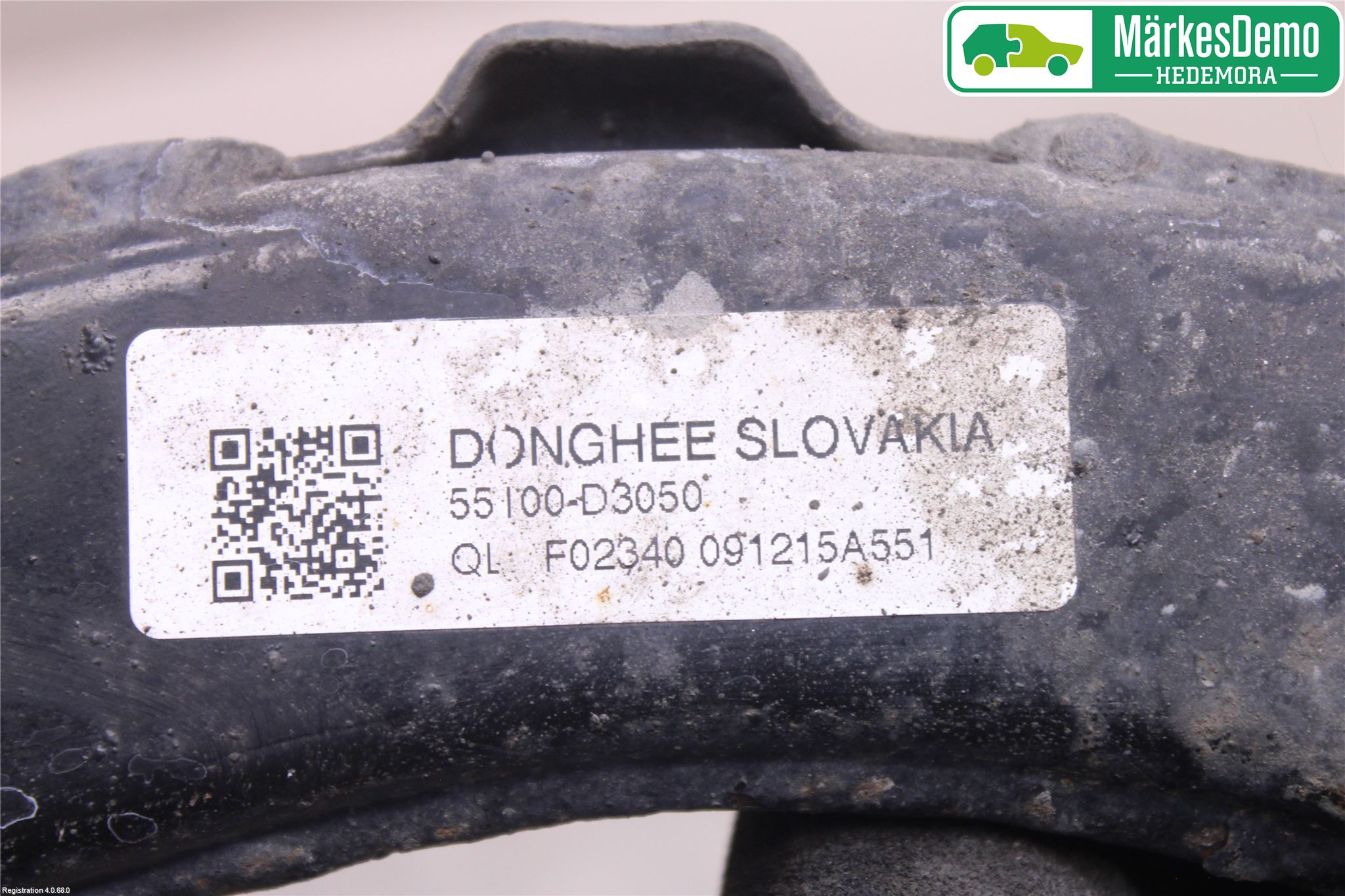 Kia SPORTAGE (QL) 16-21 Bärarm Bak Övre Höger