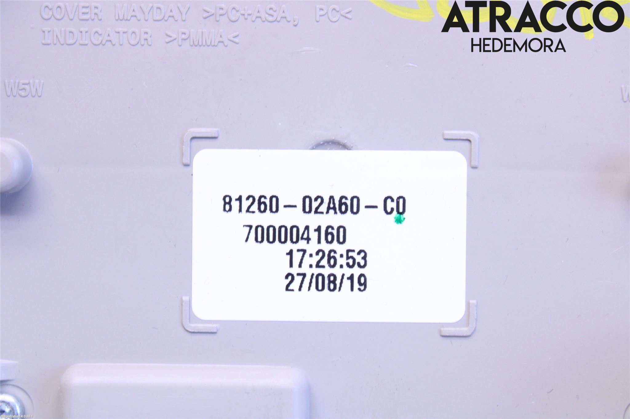 Toyota COROLLA 19- Innerbelysning