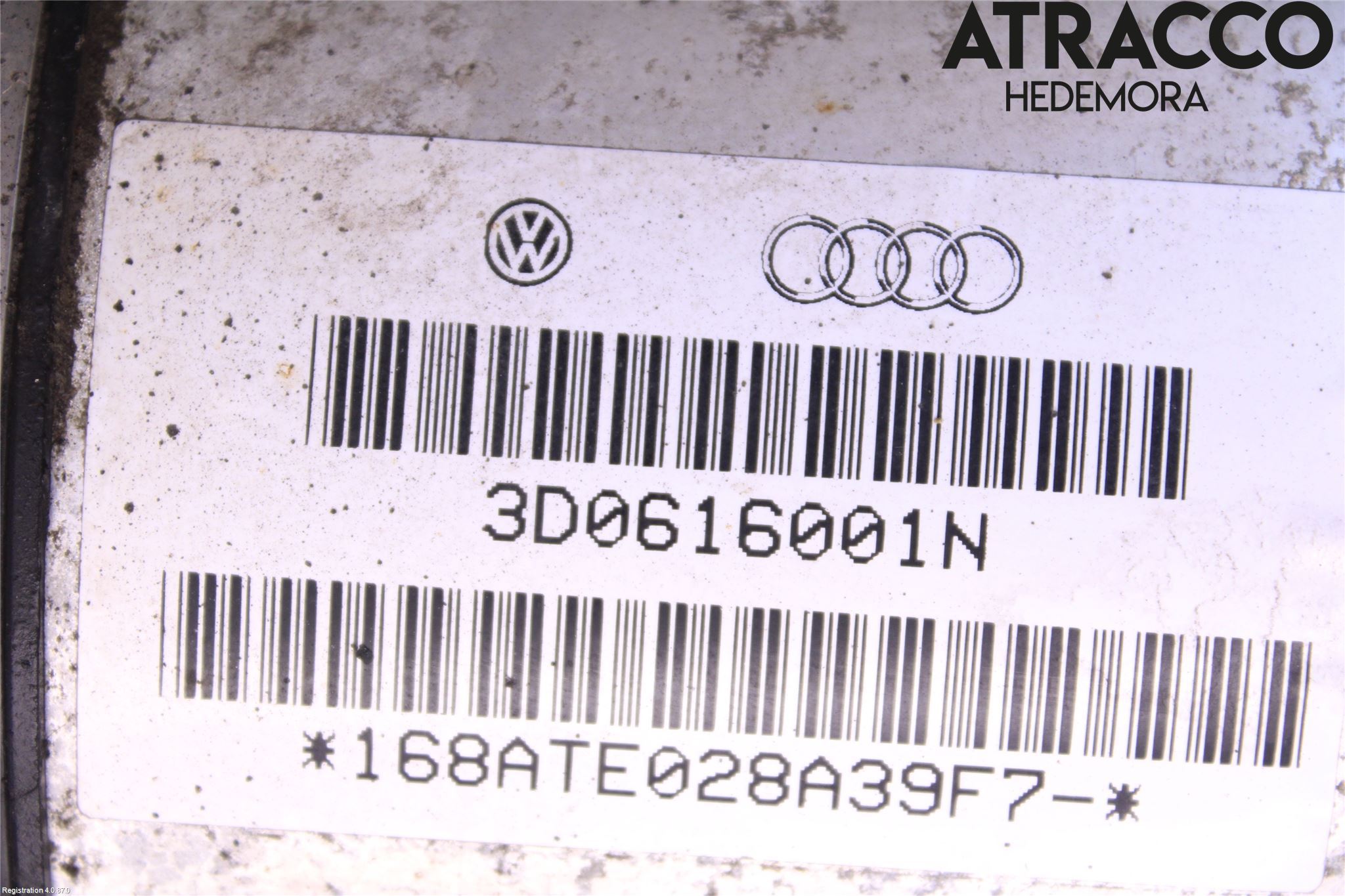 Volkswagen VW PHAETON Nivå-Luftfjädring Bälg