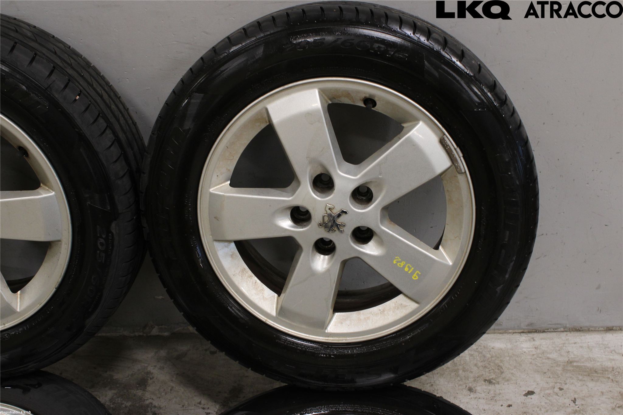 Peugeot 407 Sommardäck Alumfälg 4St