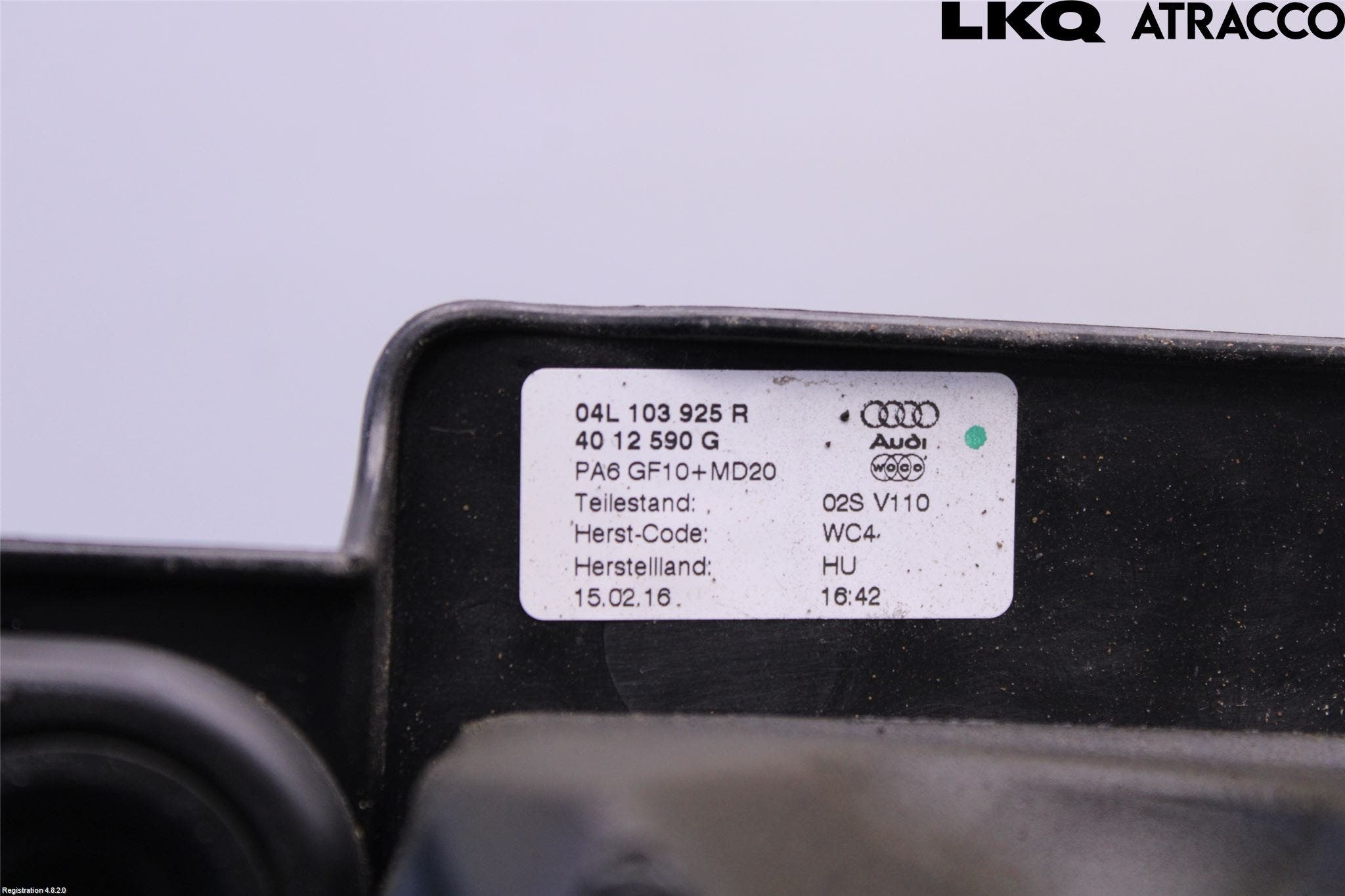 Audi A3/S3 8V 13-20 Motorkåpa