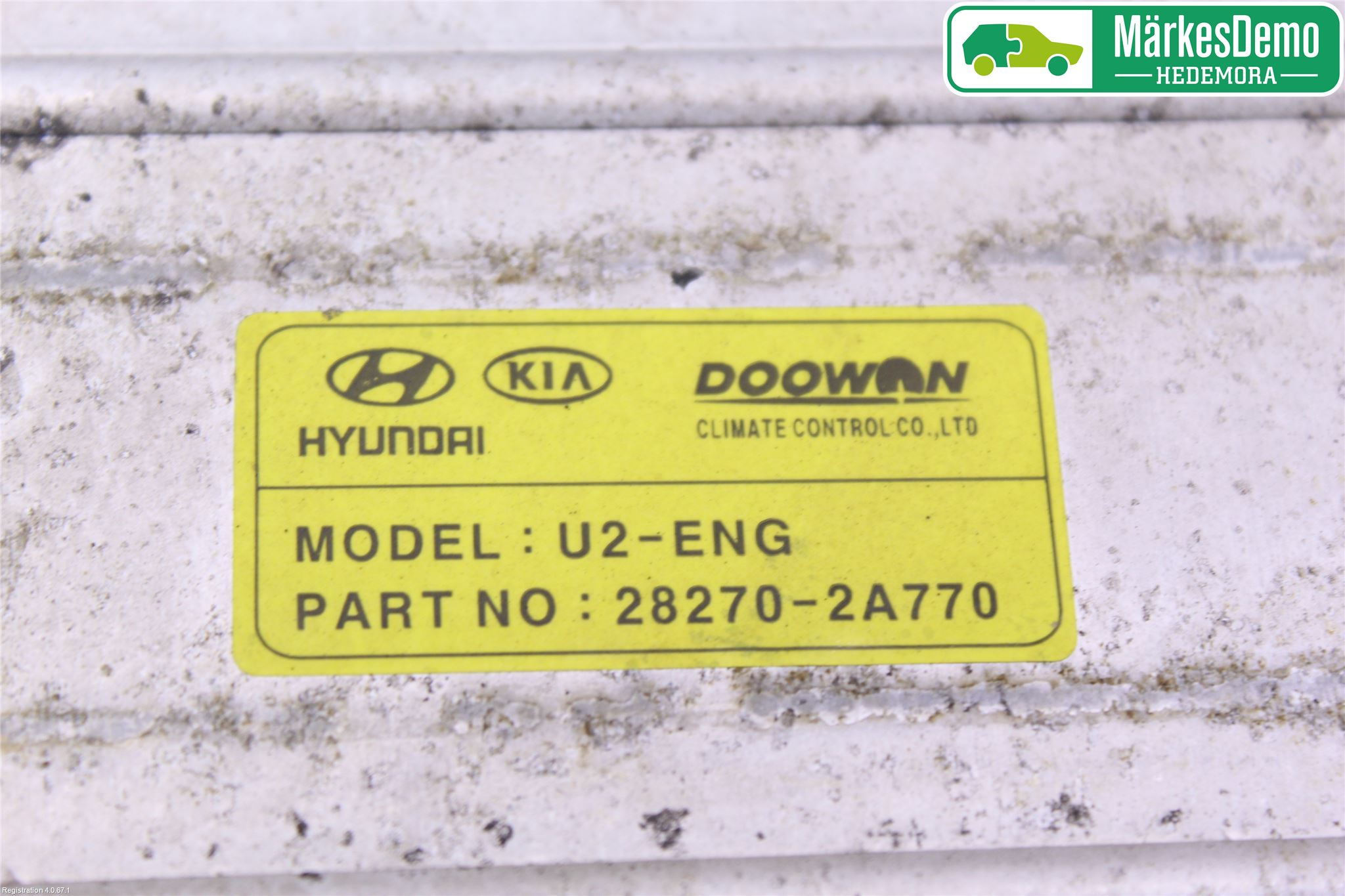 Hyundai i30 GD 13-17 Laddluft-Intercooler Kyl