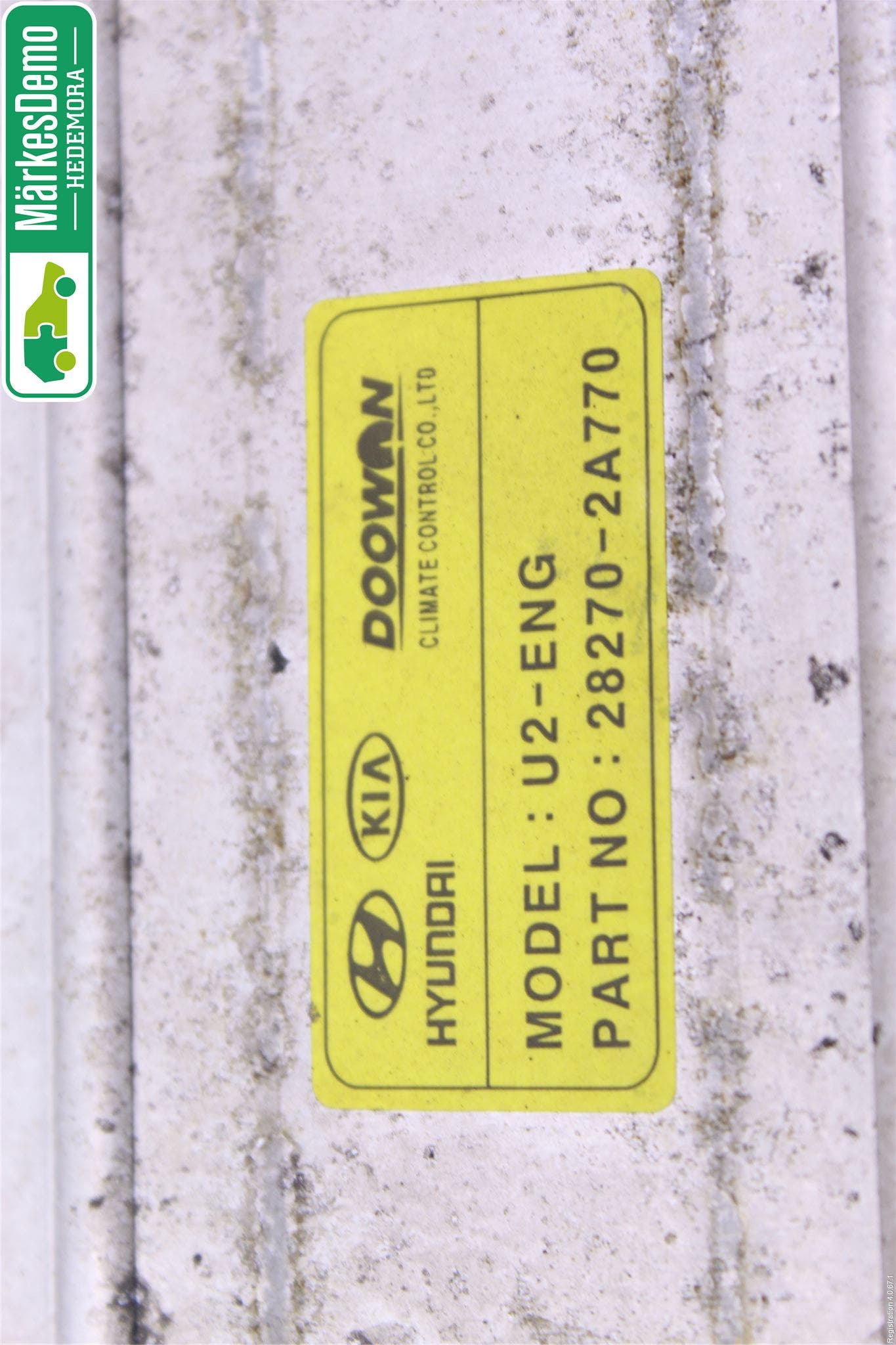 Hyundai i30 GD 13-17 Laddluft-Intercooler Kyl