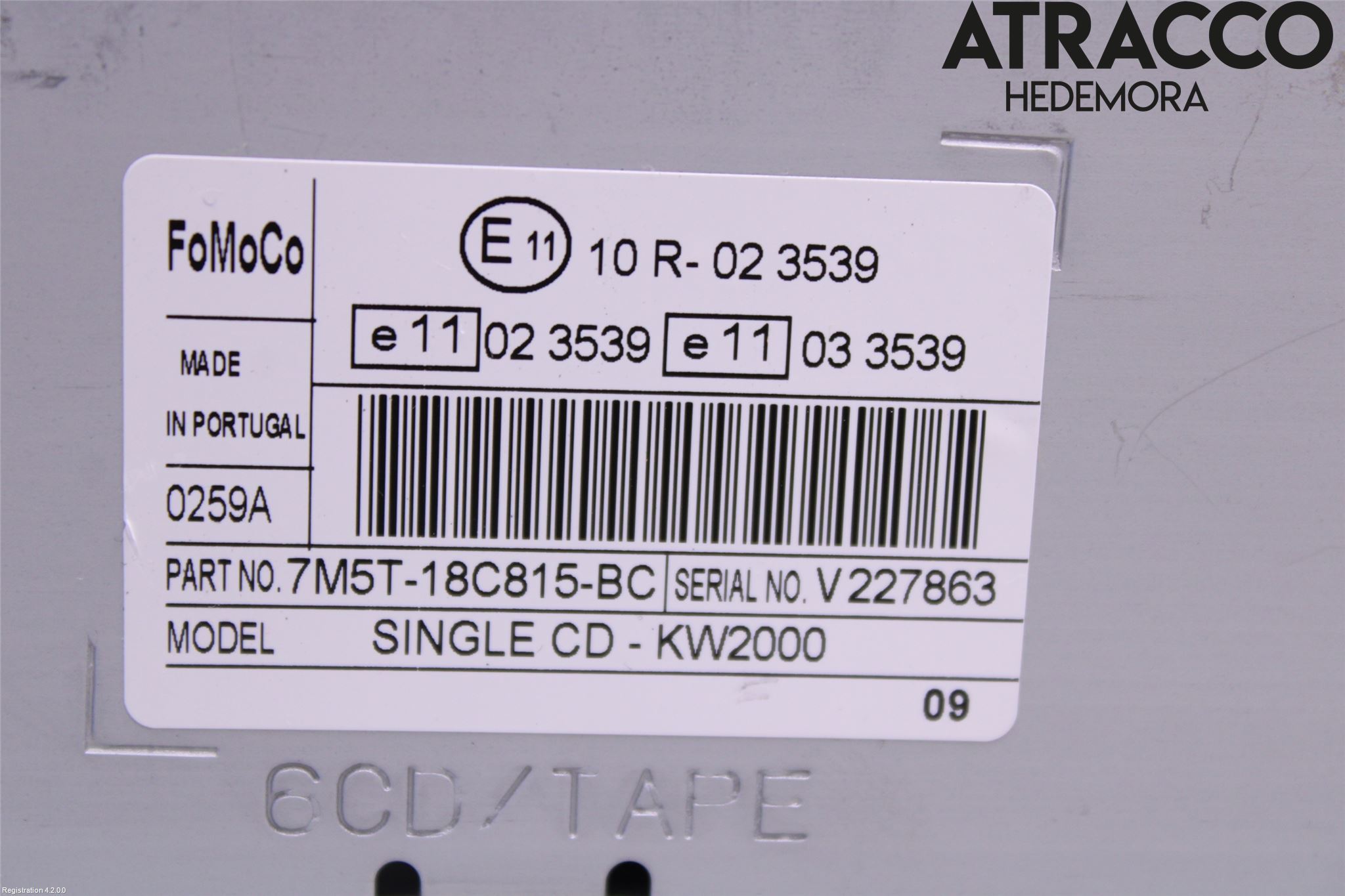 Ford FOCUS 08-11 Cd Radio - Multimediapanel