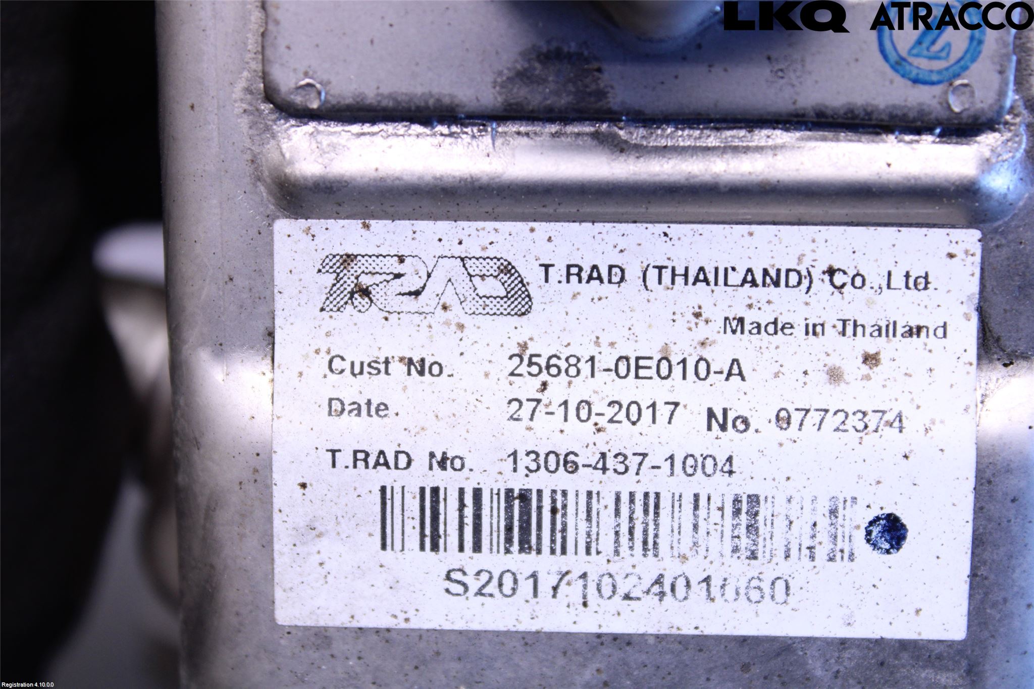 Toyota HILUX 16- Avgaskylare