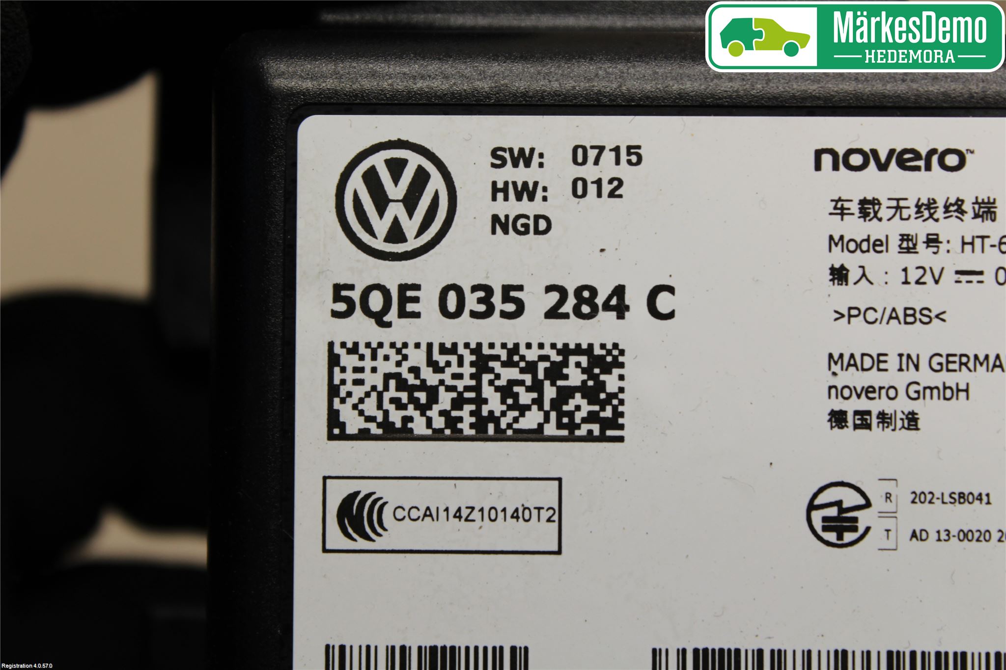 Volkswagen VW PASSAT 15-19 Styrenhet Övrigt