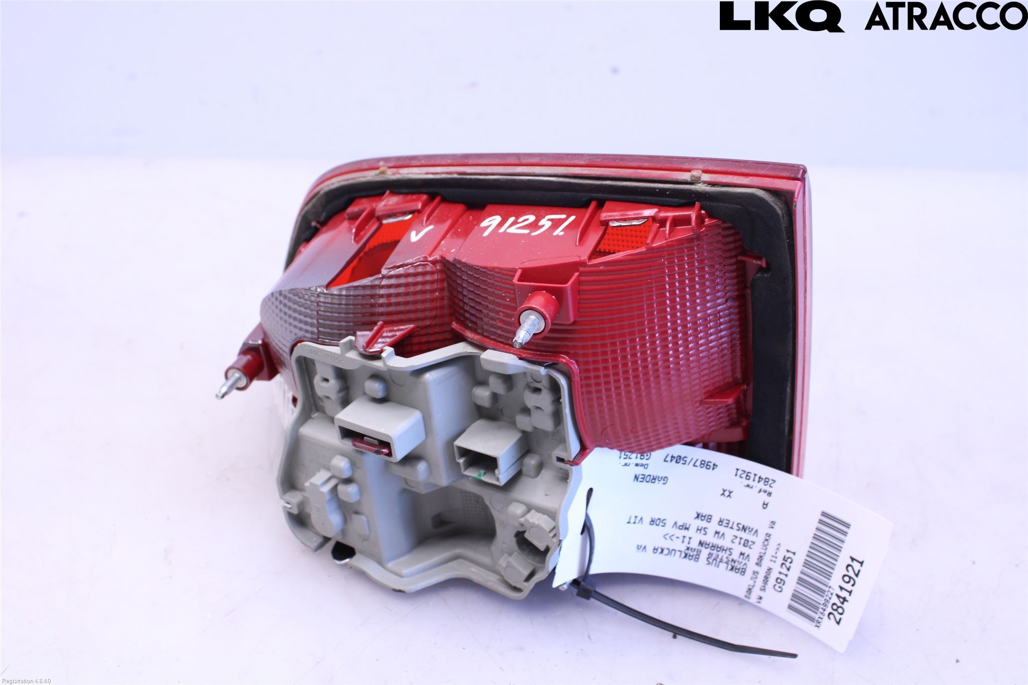 Volkswagen VW SHARAN 11- Bakljus Lucka Vä