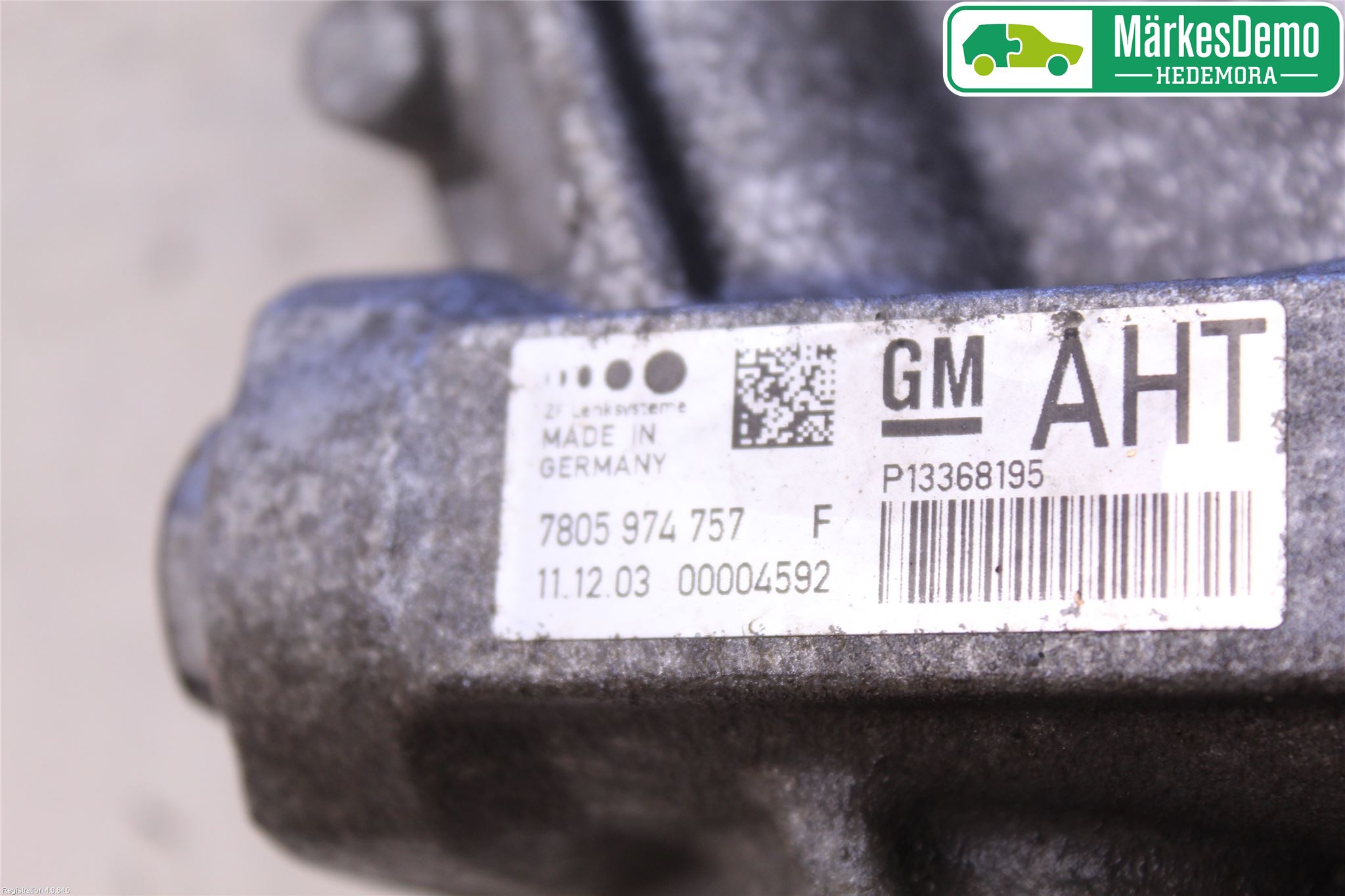 GM CHEVROLET CRUZE Styrväxel Servo -Snäcka