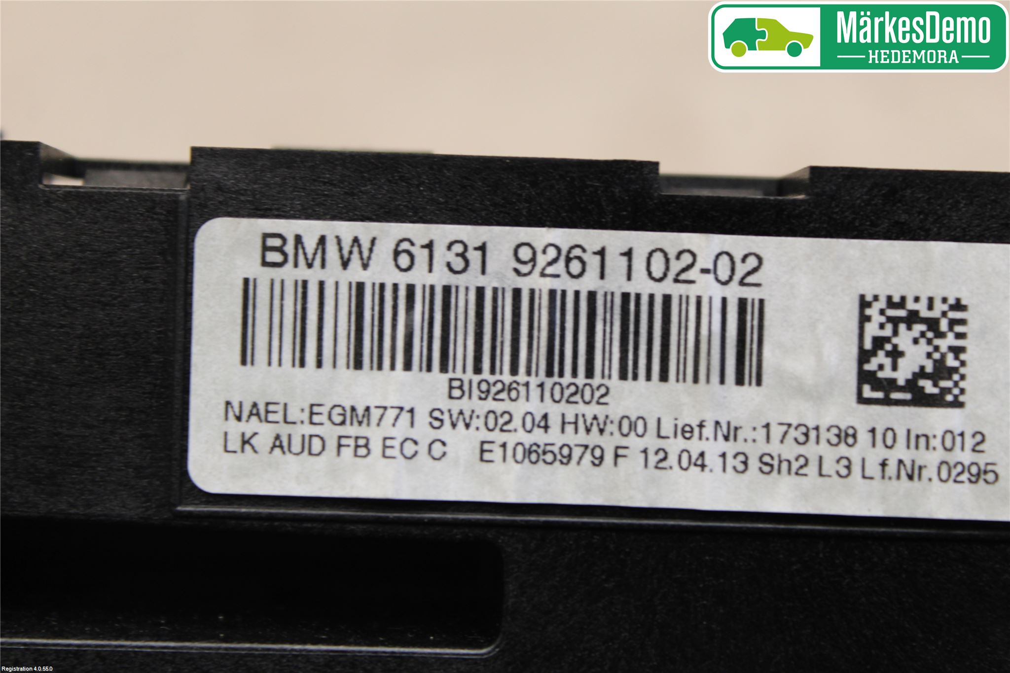 BMW 3 F30/F31/F80 12-19 Cd Radio - Multimediapanel