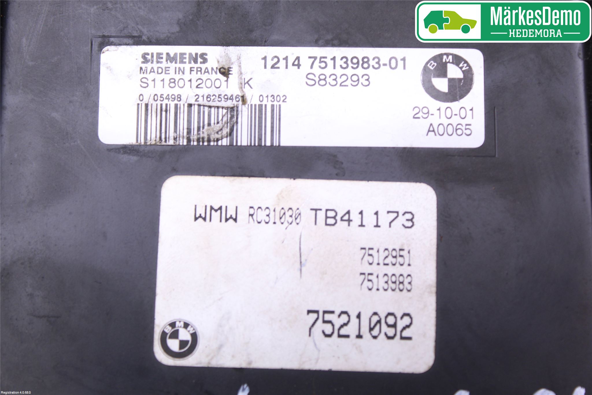 Mini COUPE R50/53 01-06 Styrenhet Insprut Bensin