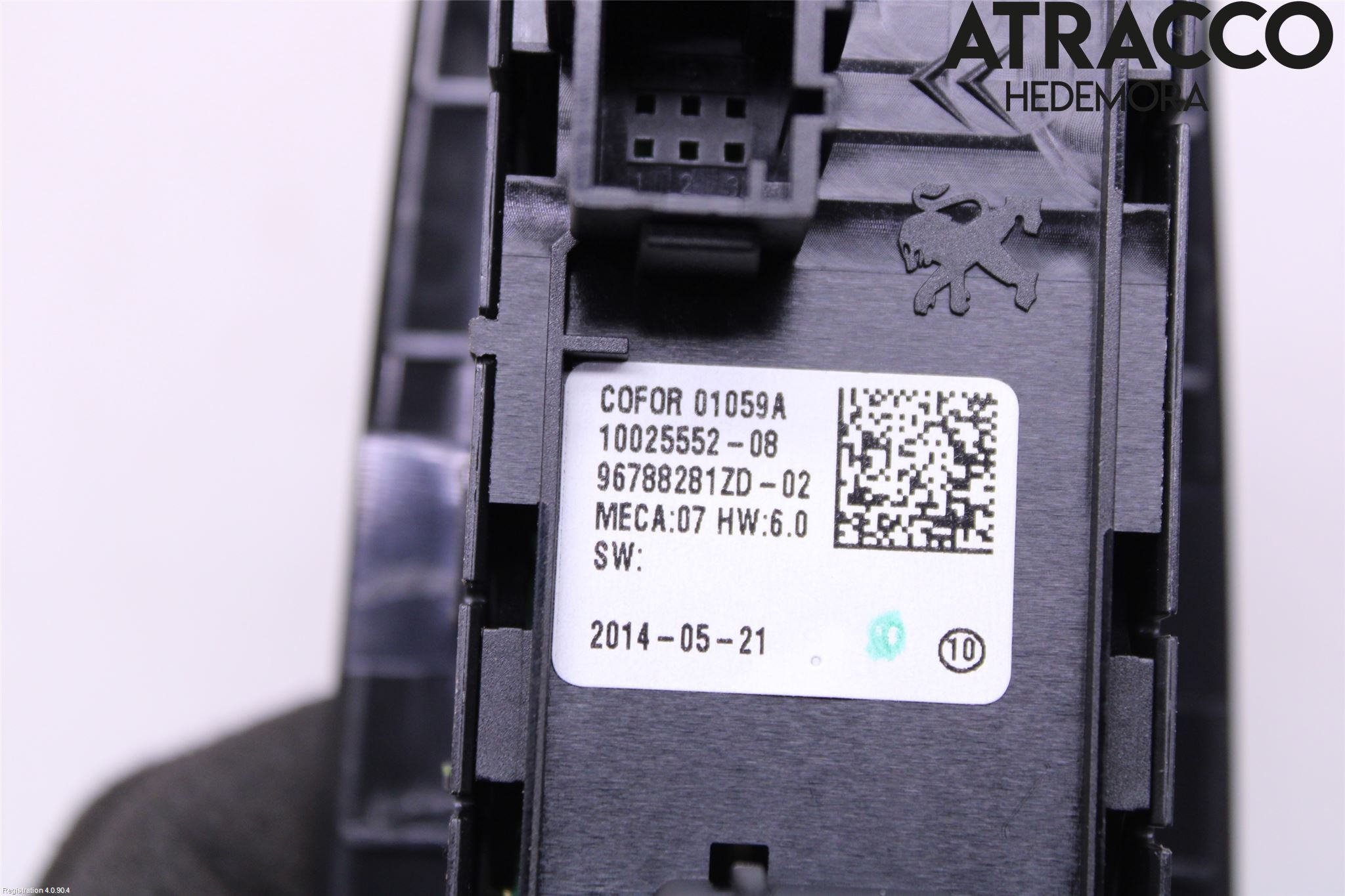 Peugeot 308 14-21 Strömställare Elhiss