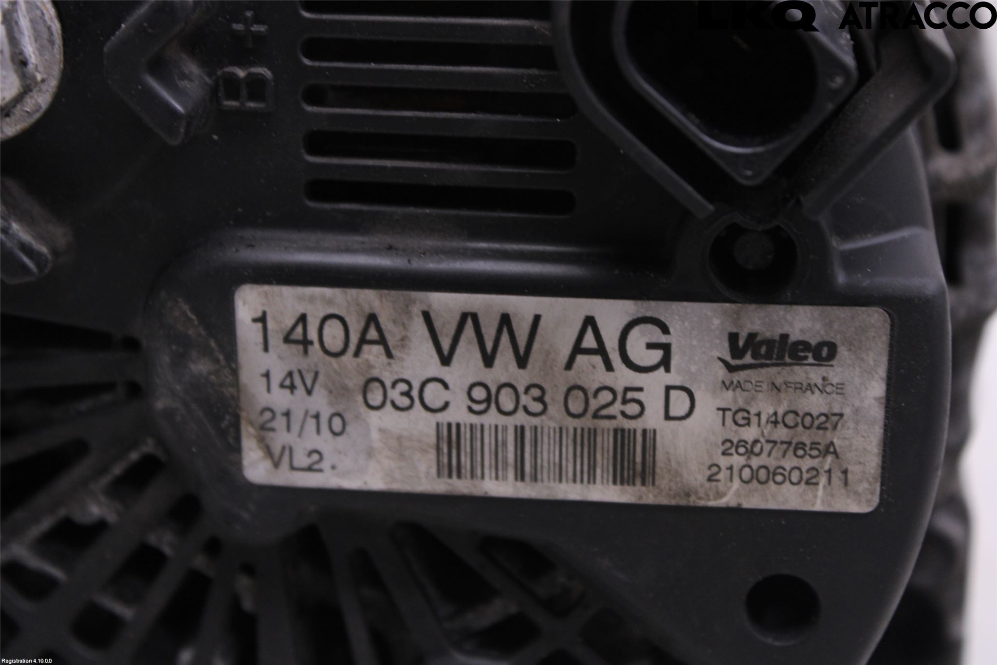 Volkswagen VW PASSAT 05-11 Generator