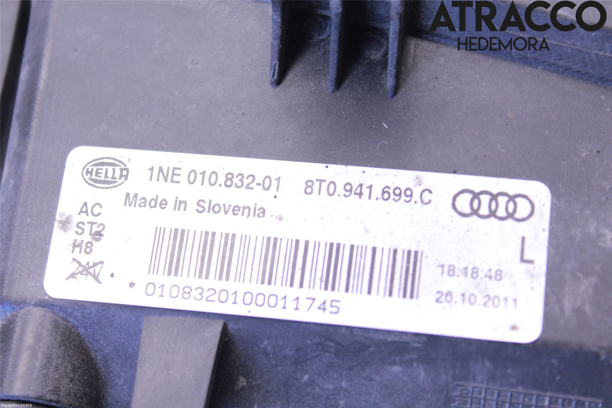 Audi A5 07-16 Dimljus-Varselljus Fram