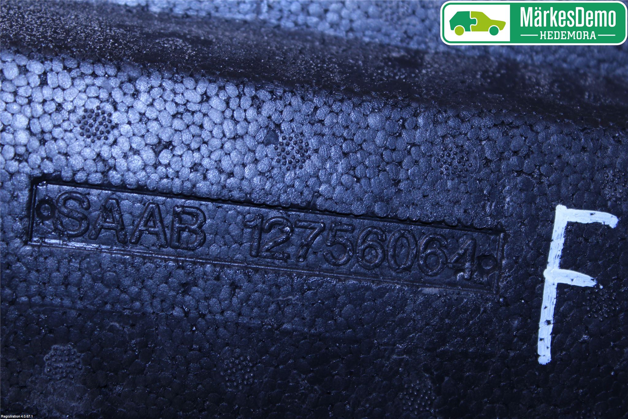 Saab 9-5     06-10 Stötfångar Deformelement Fram