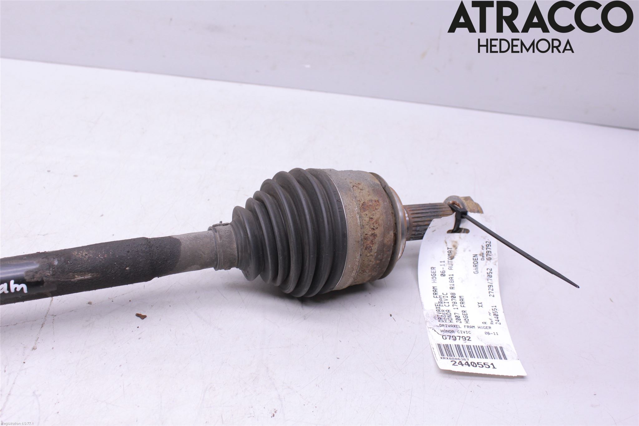 Honda CIVIC 06-11 Drivaxel Fram Höger