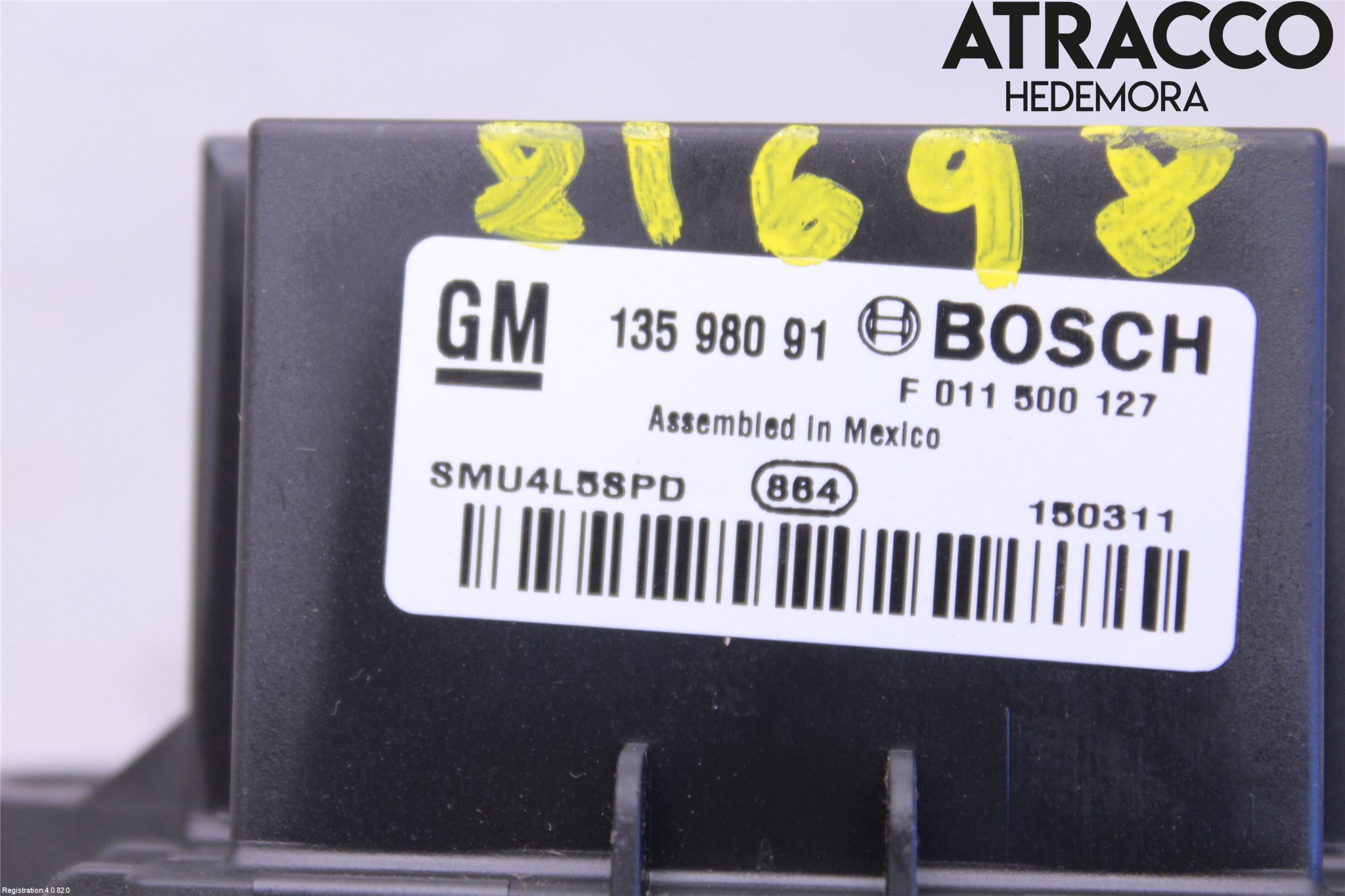 Opel CASCADA 13-19 Värmefläktsmotstånd