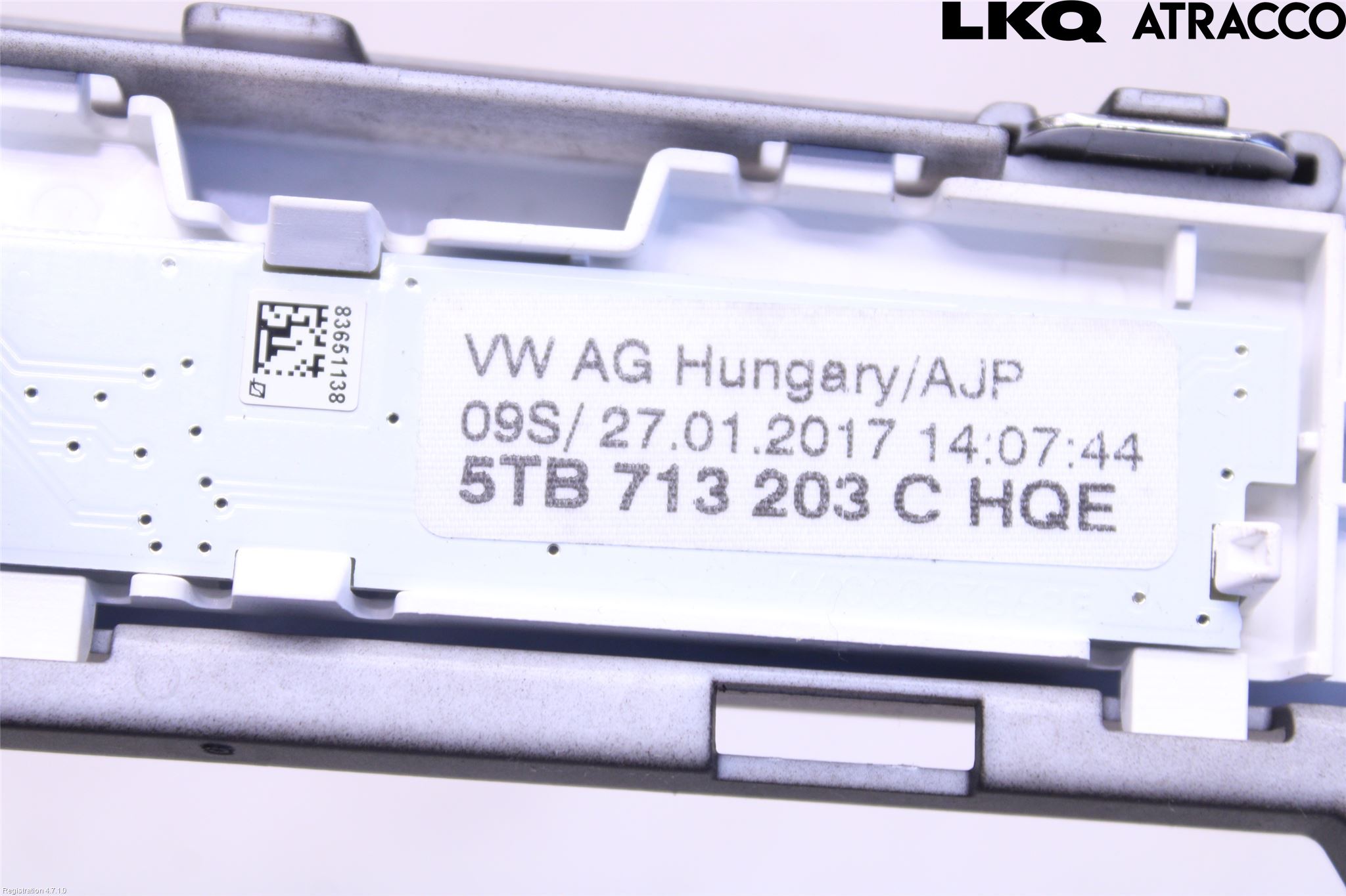 Volkswagen VW TOURAN 16- Inredning Sarg Växelspak