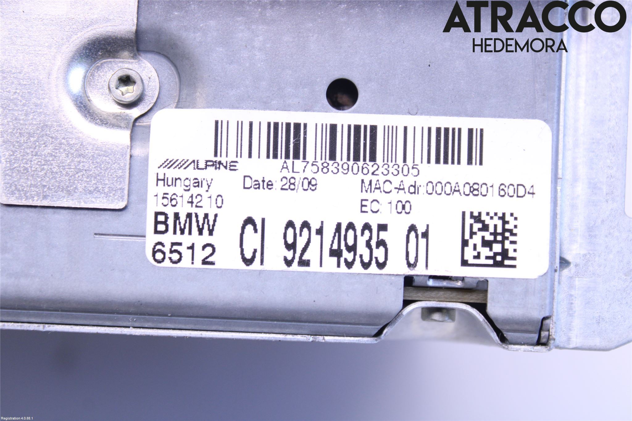 BMW 1 E82/88 Coupé/Cab 06-13 Cd Radio - Multimediapanel