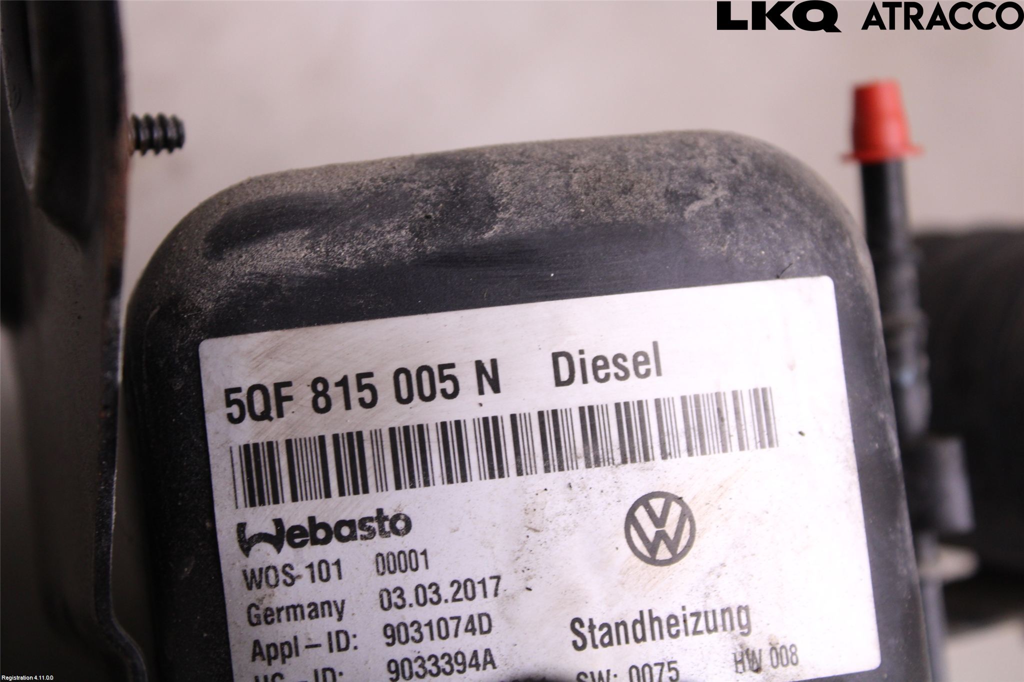 Volkswagen VW TIGUAN 16-24 Dieselvärmare