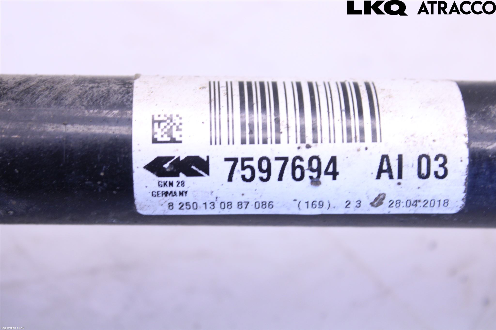 BMW 3 F30/F31/F80 12-19 Drivaxel Fram Höger