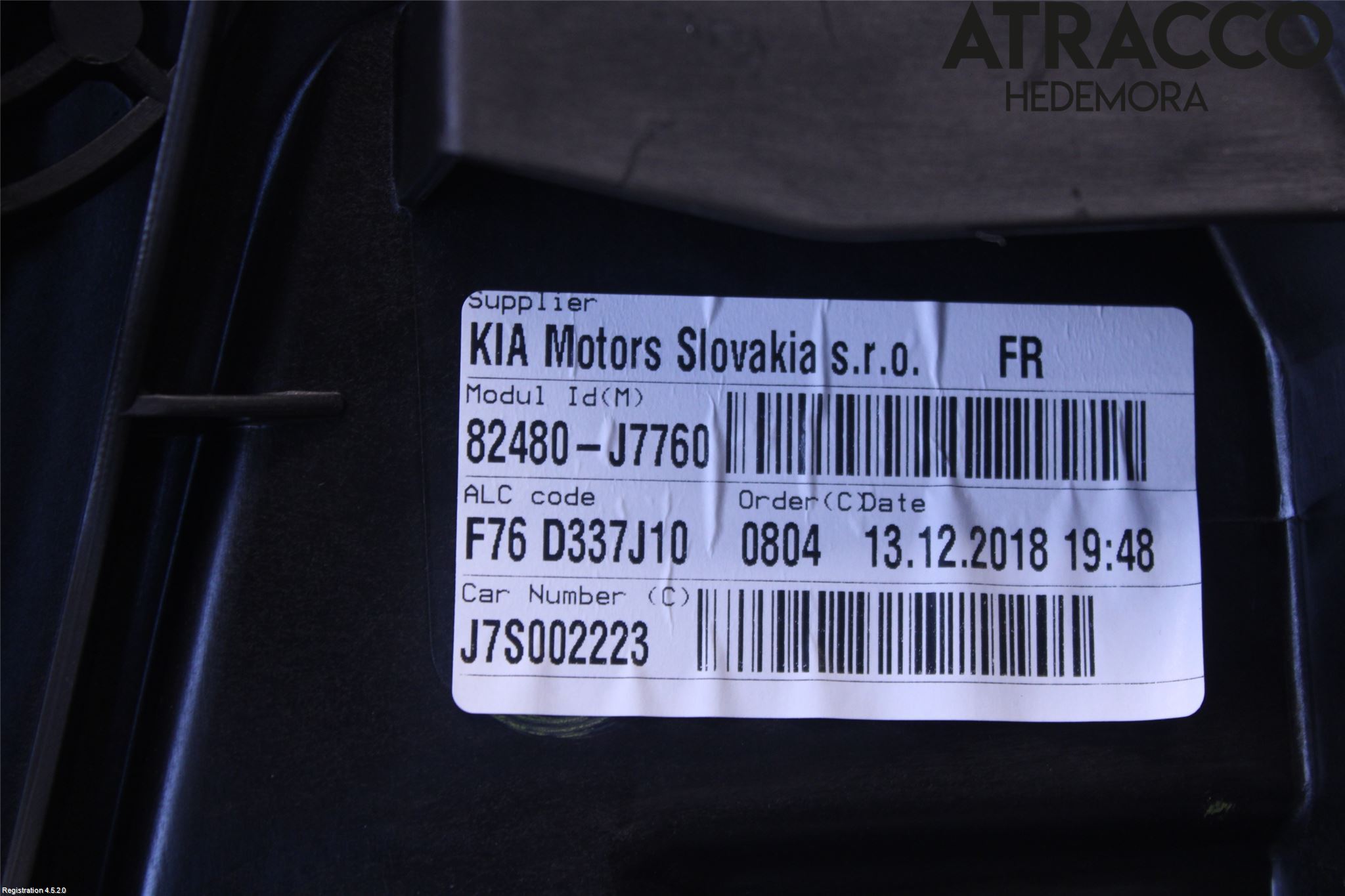 Kia PROCEED 19- Fönsterhiss El Kompl