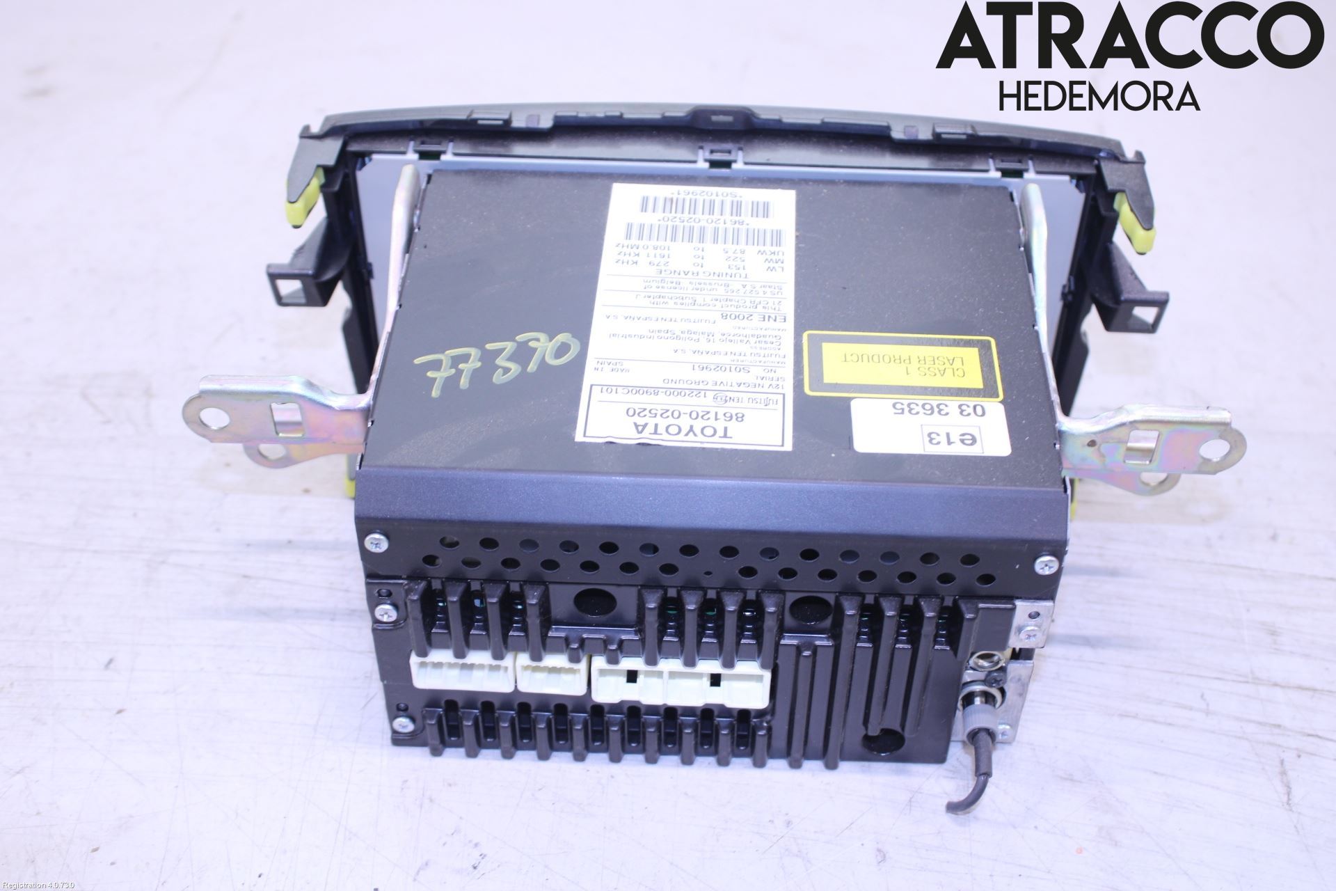 Toyota AURIS 07-09 Cd Radio - Multimediapanel