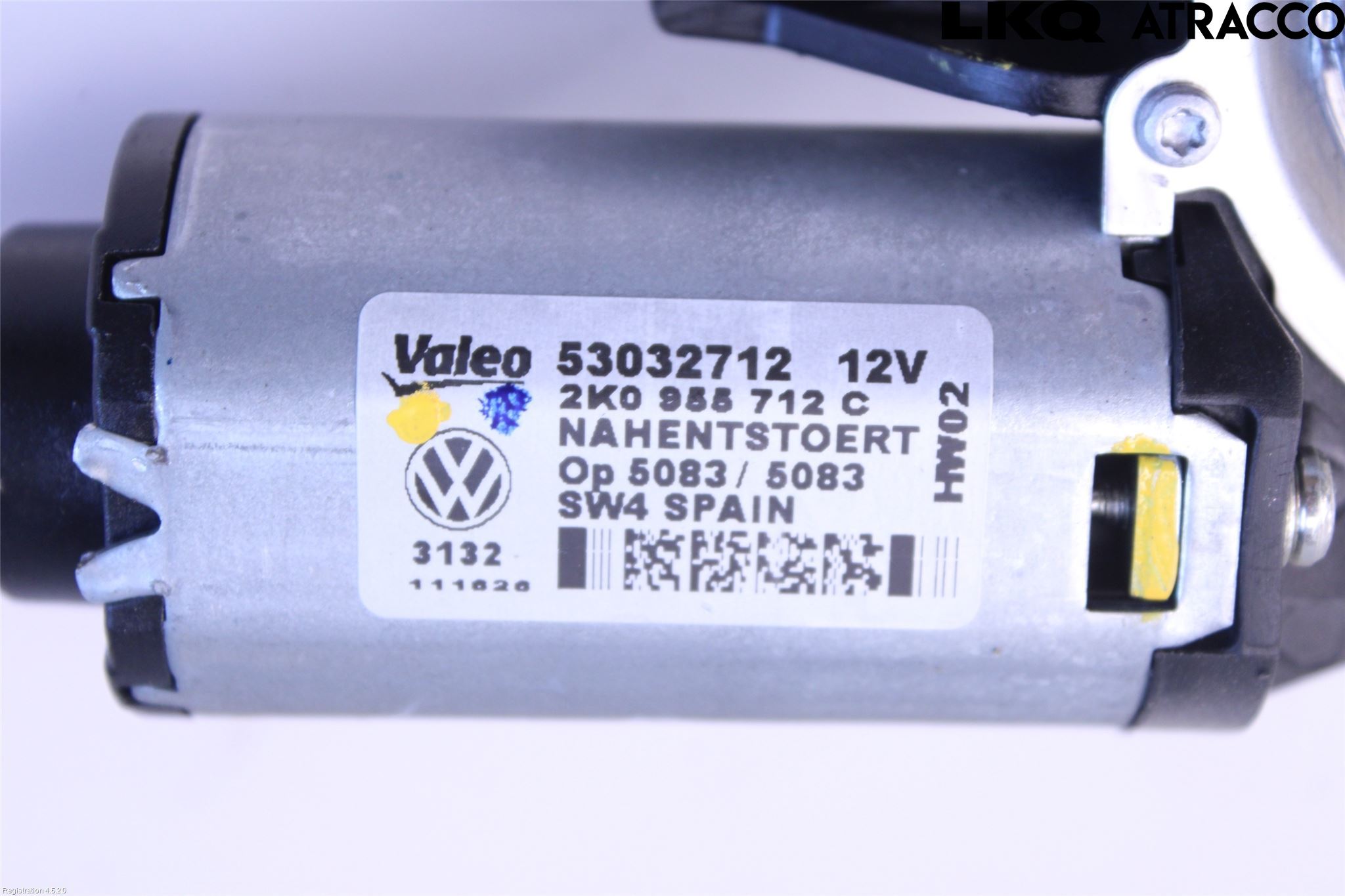 Volkswagen VW CADDY 11-15 Torkarmotor Baklucka