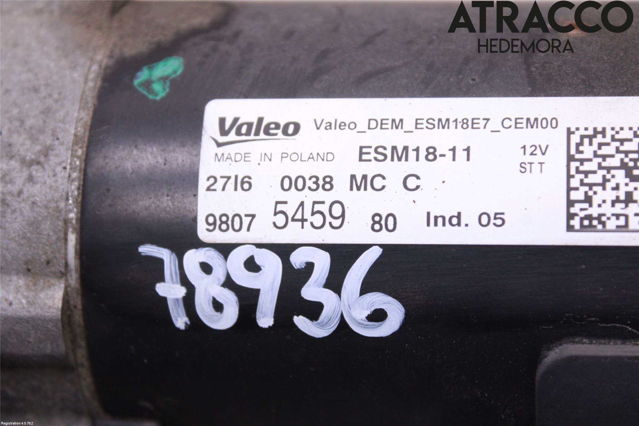 Citroen C3 10-17 Startmotor