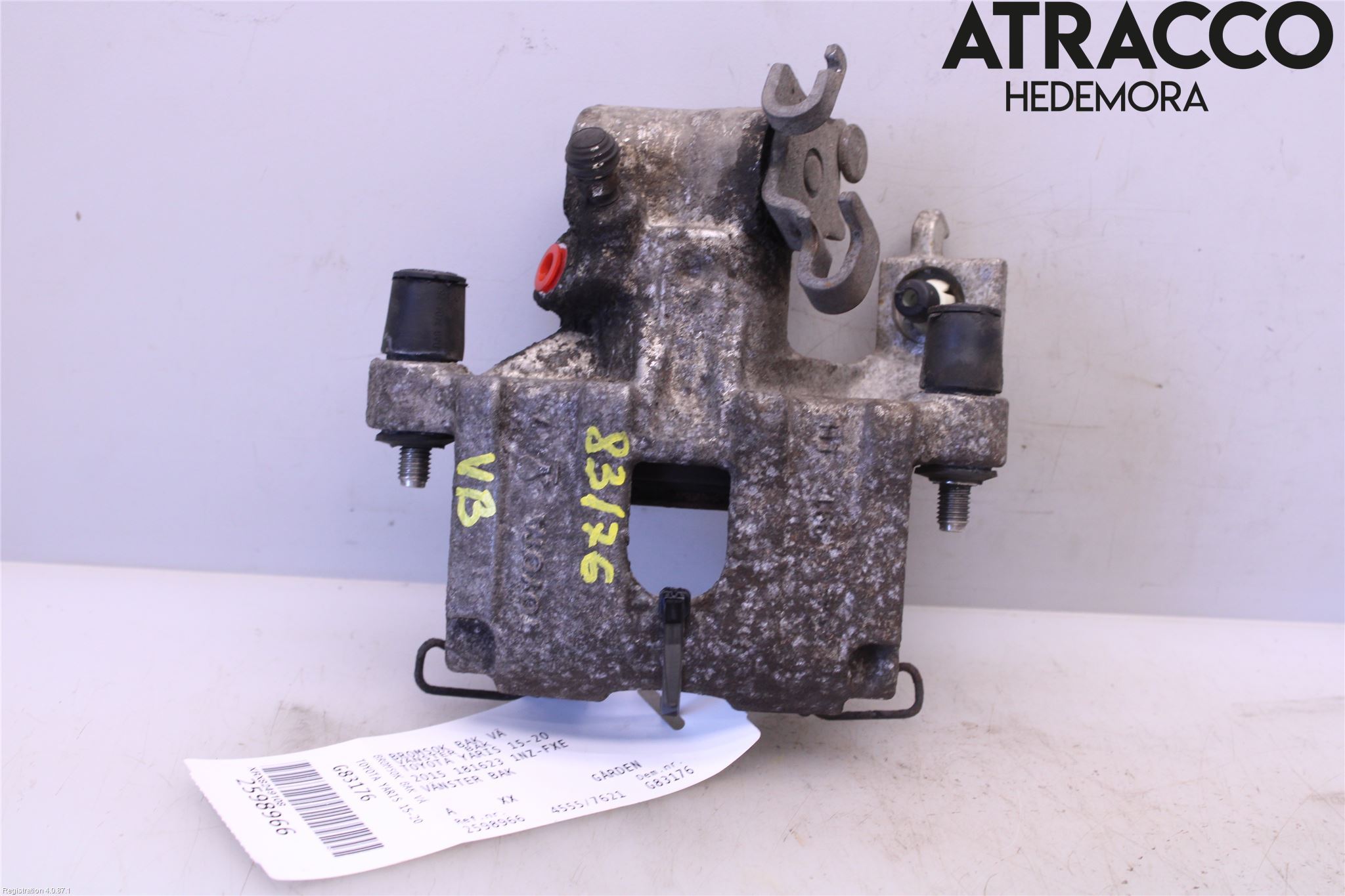 Toyota YARIS XP130 15-20 Bromsok Bak Vänster
